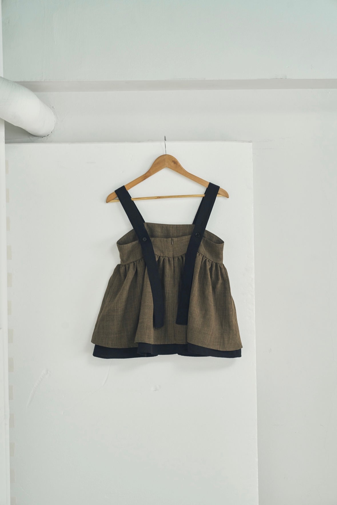 tweed tiered camisole