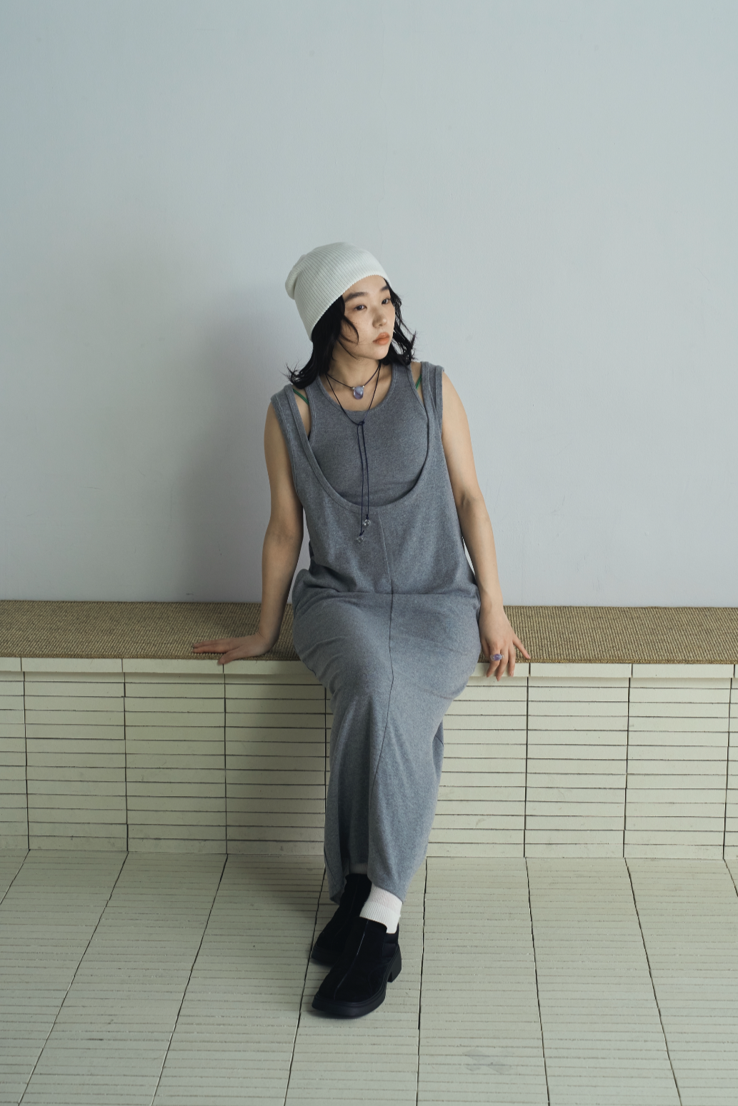 layered sweat onepiece