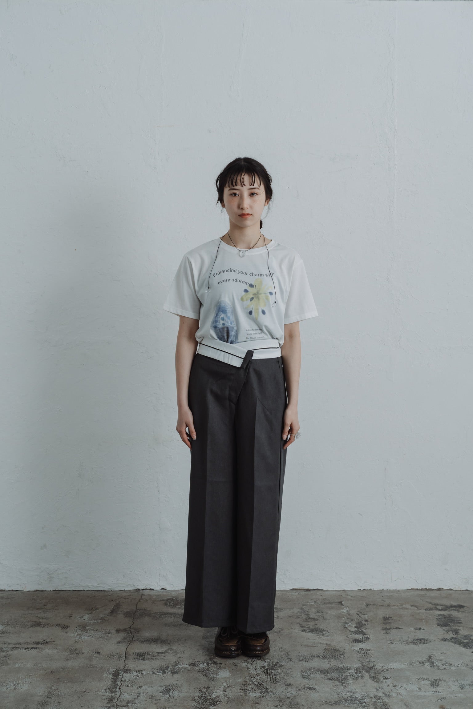 bloom with edge t-shirt