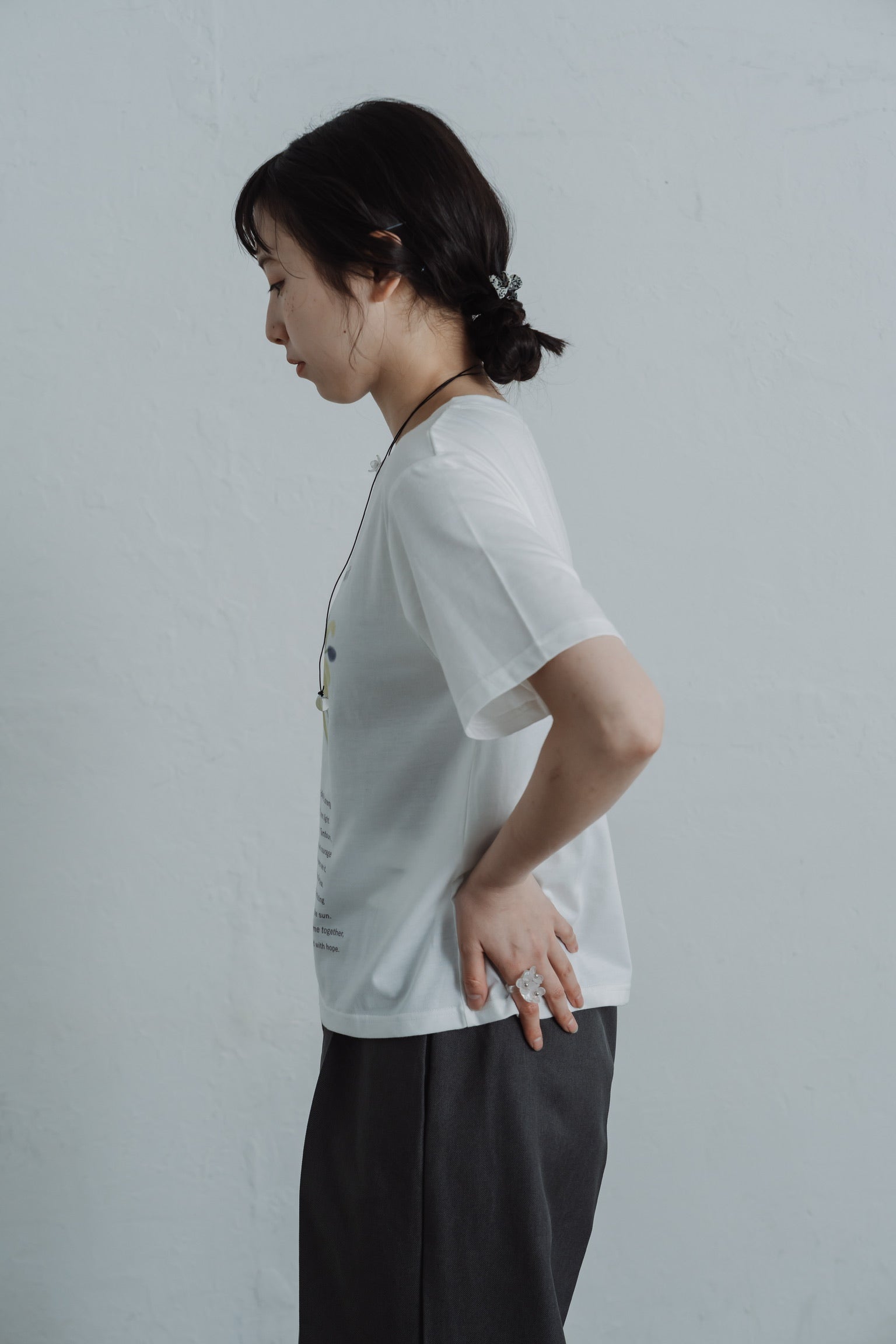 bloom with edge t-shirt