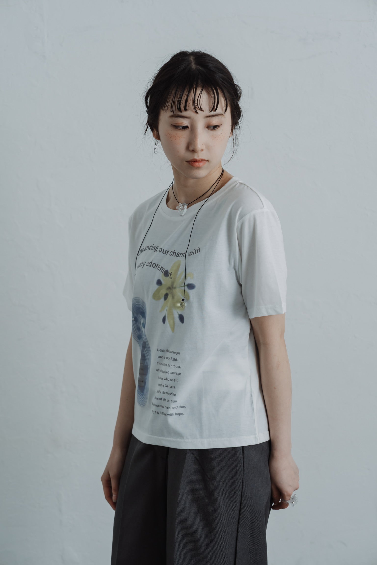 bloom with edge t-shirt