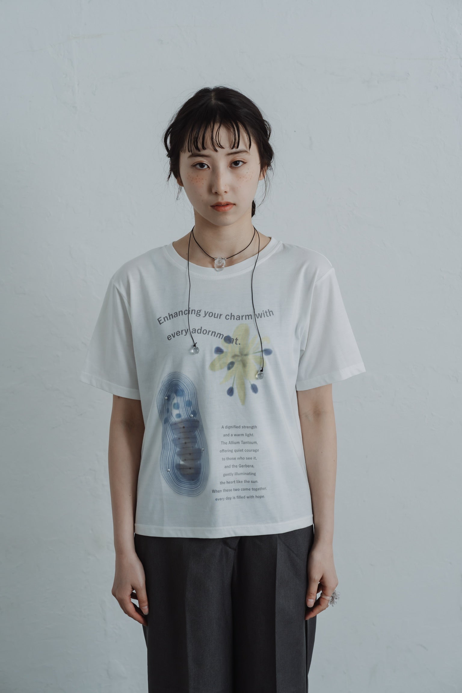 bloom with edge t-shirt