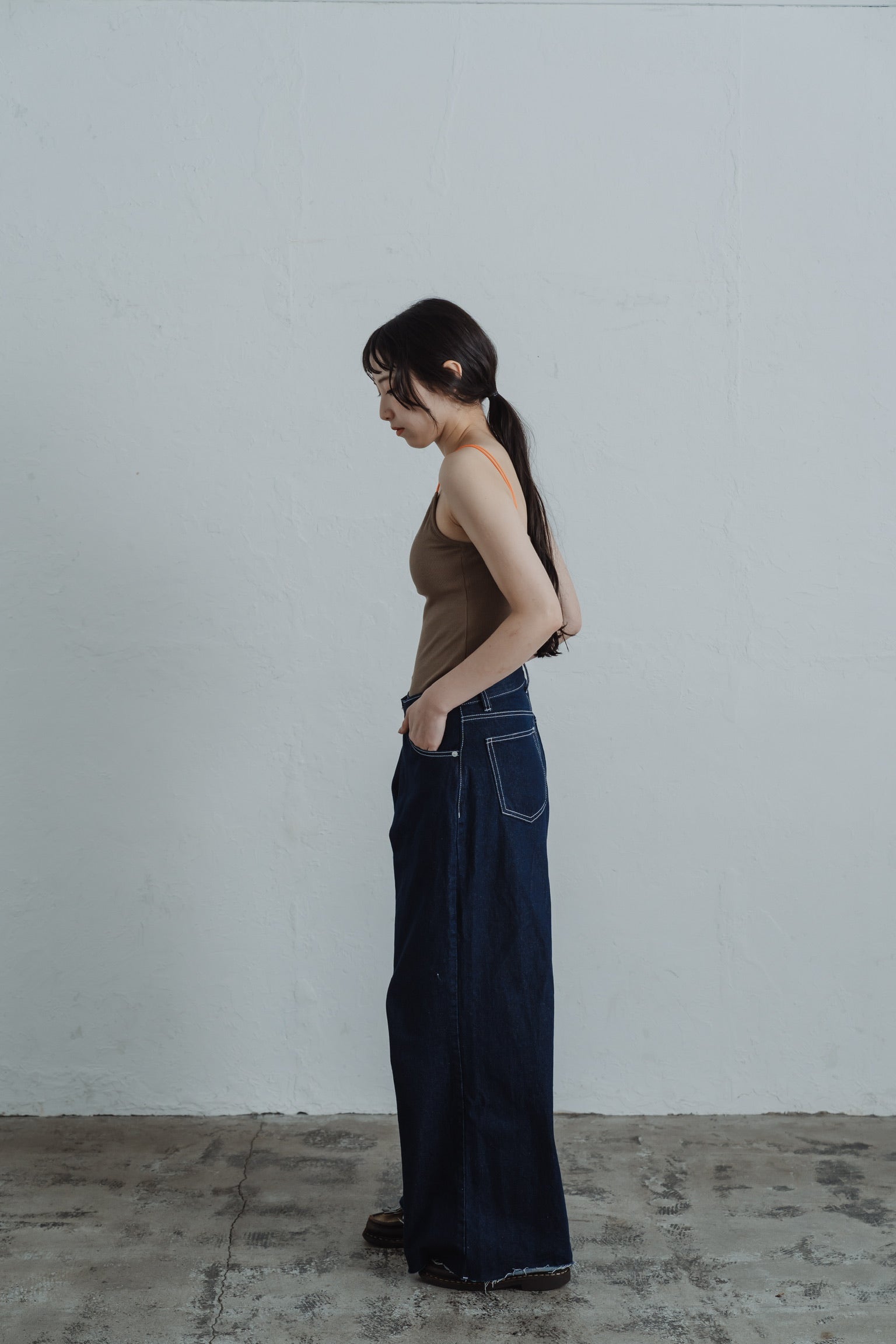 color ribbed camisole