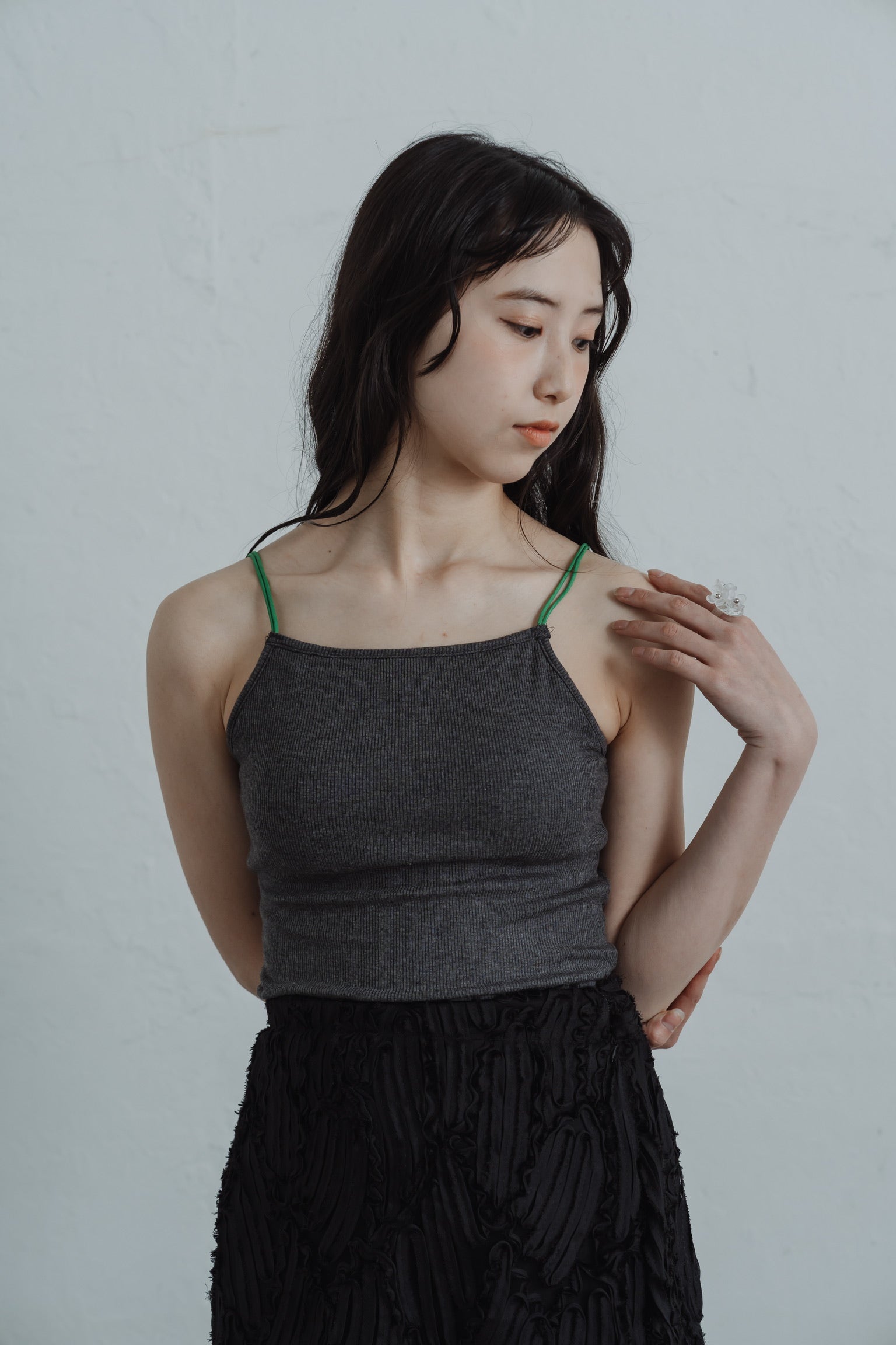 color ribbed camisole