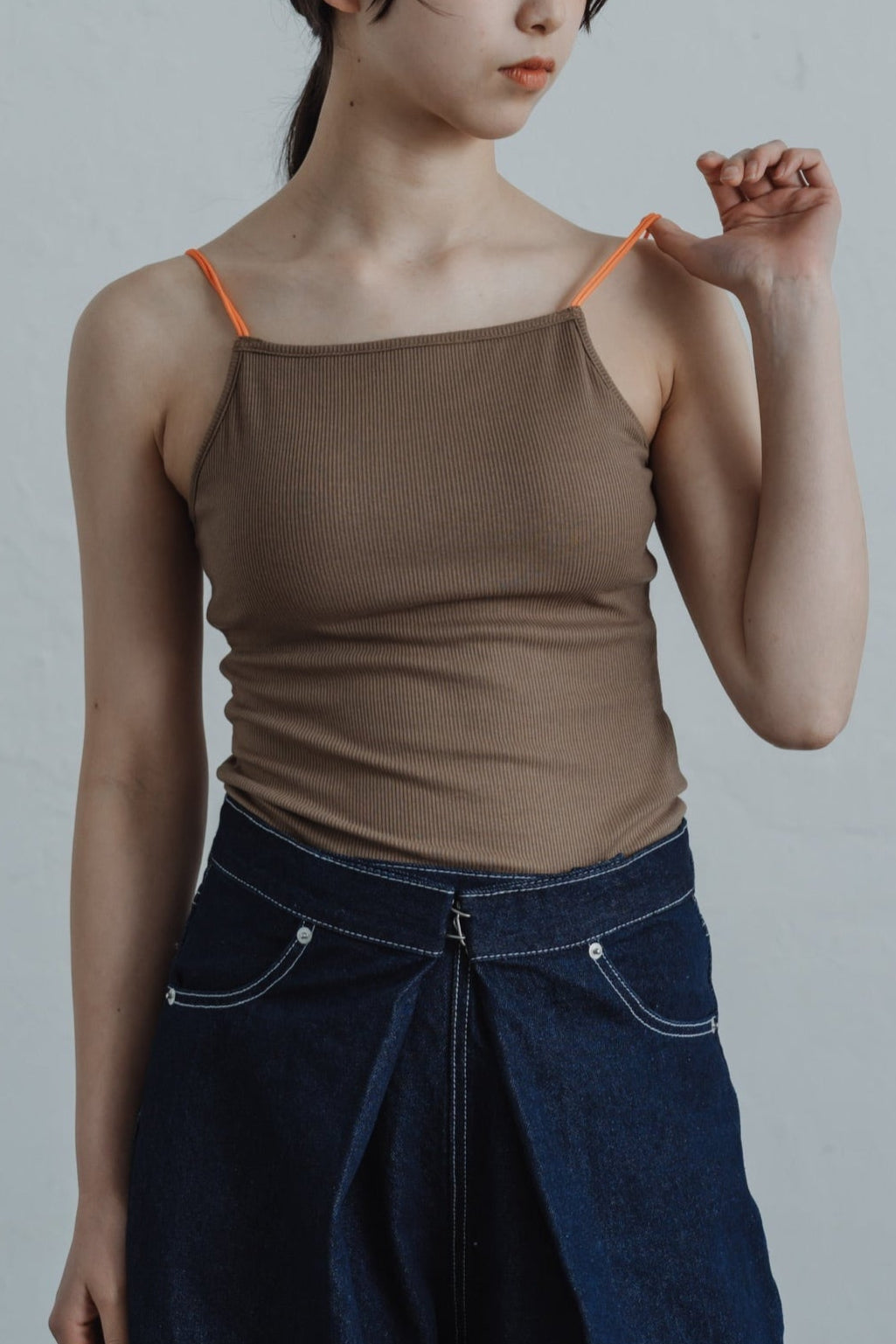 color ribbed camisole