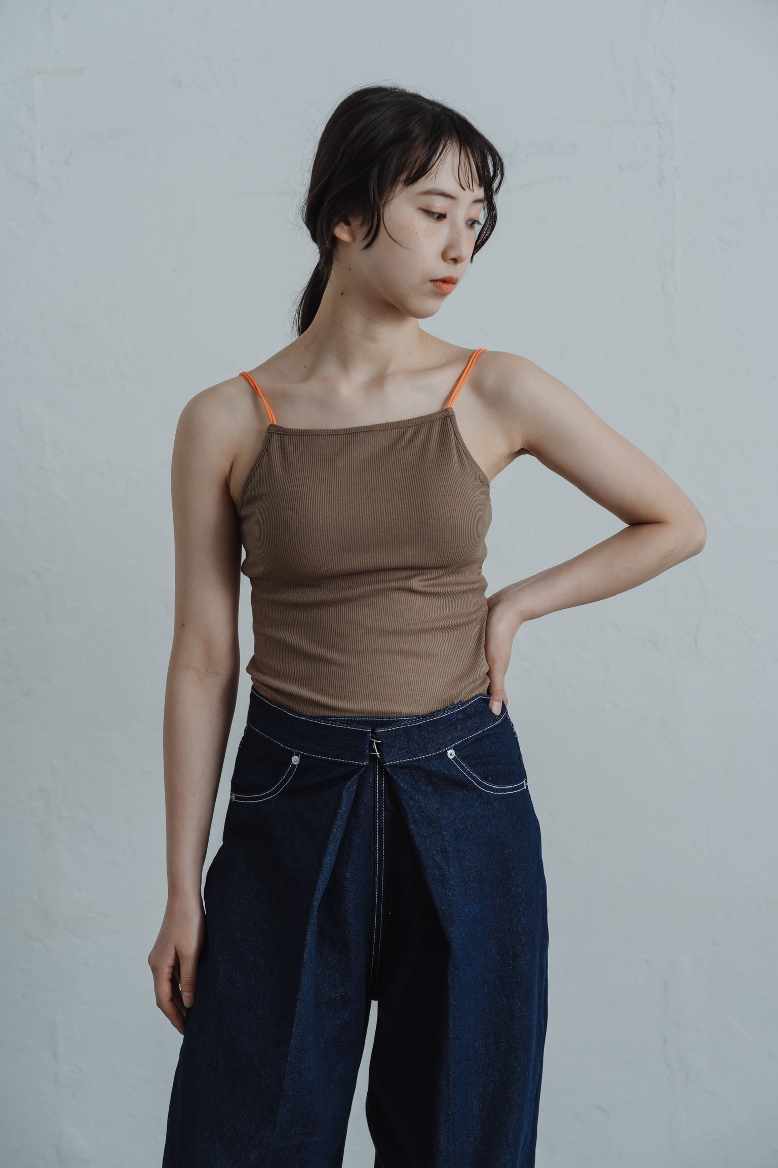 color ribbed camisole