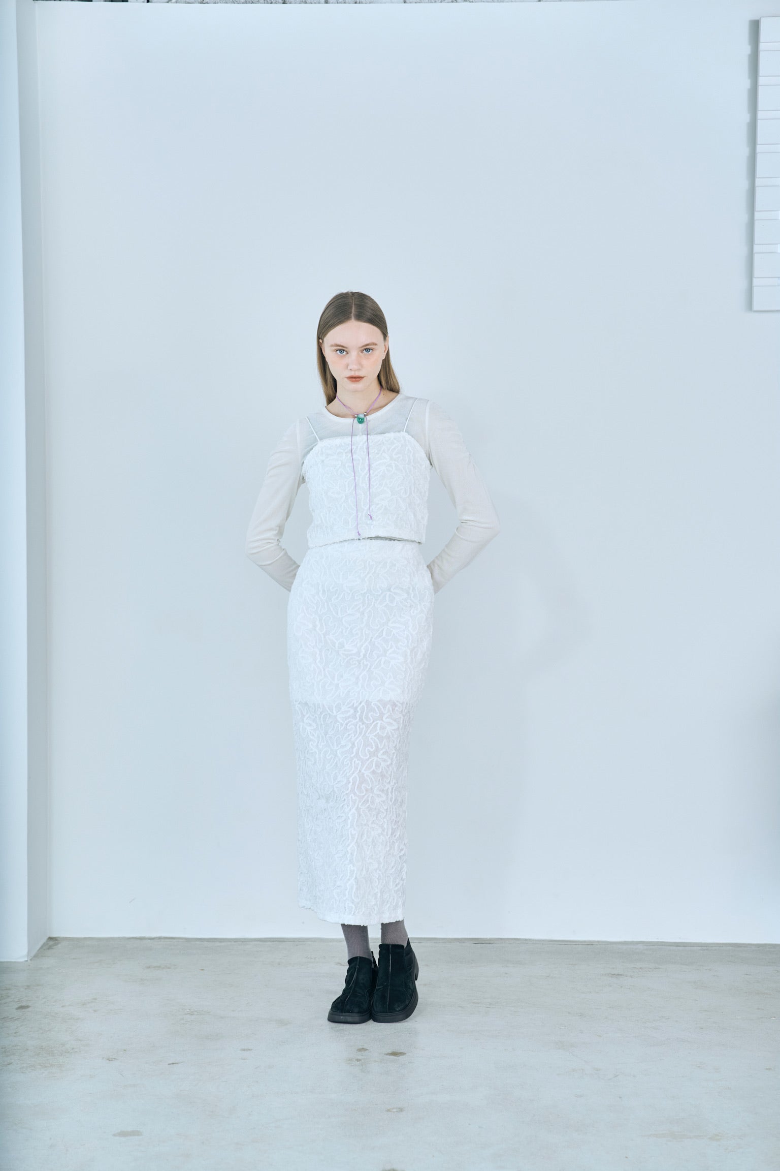 cord velour skirt