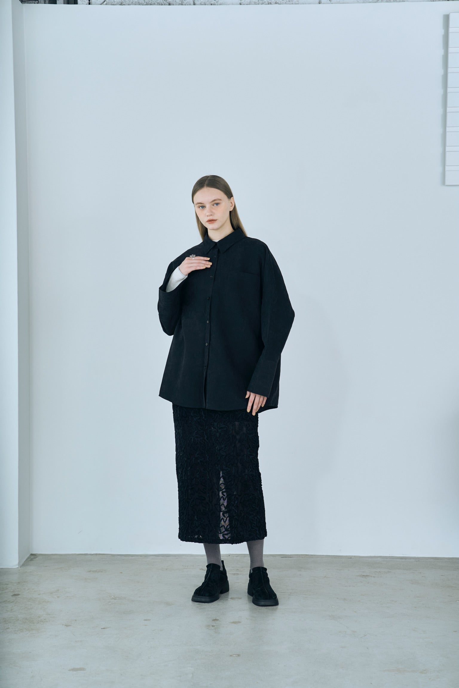cord velour skirt