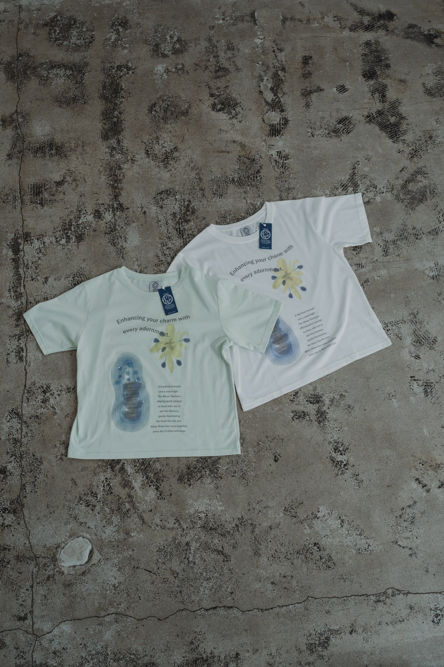 bloom with edge t-shirt