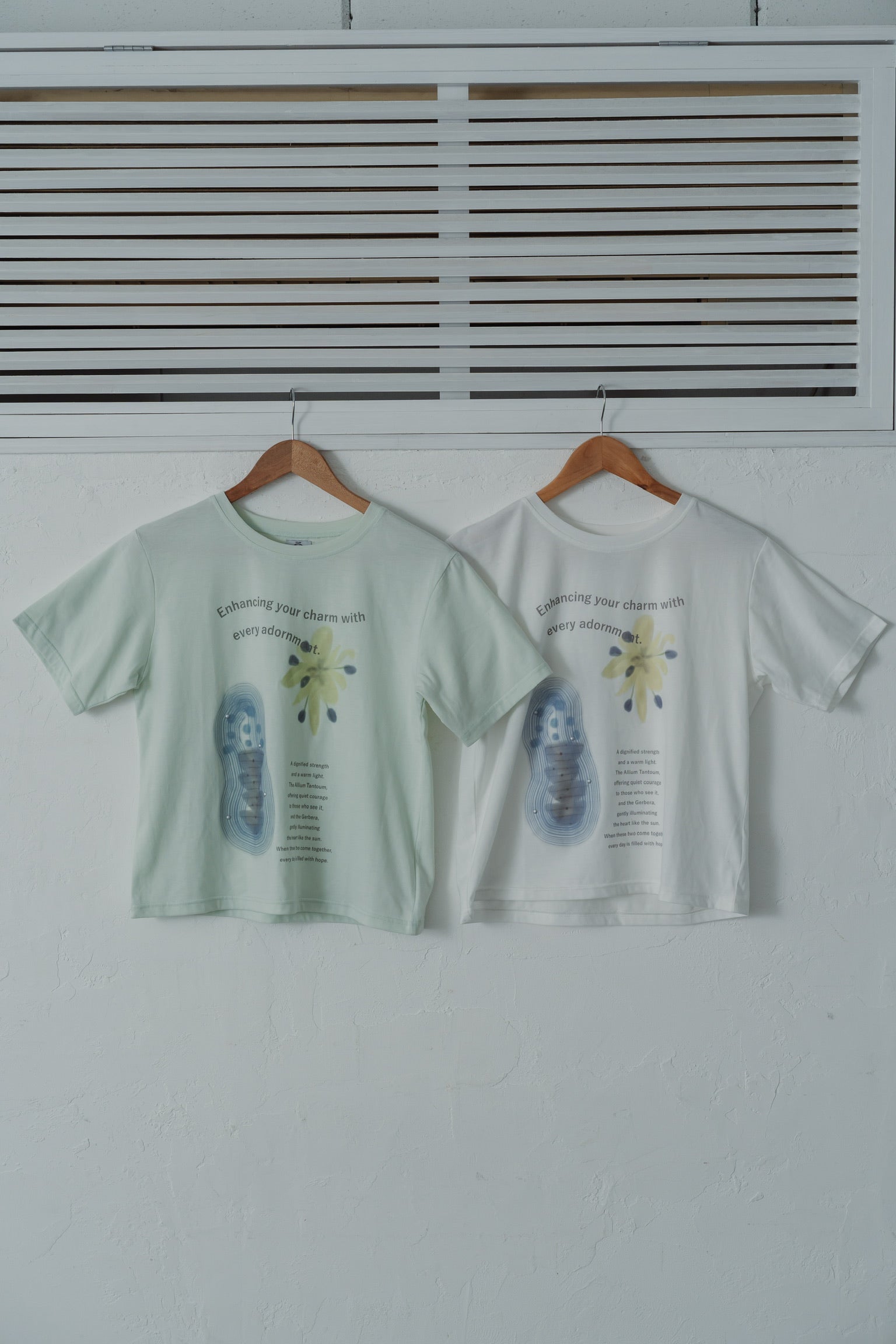 bloom with edge t-shirt