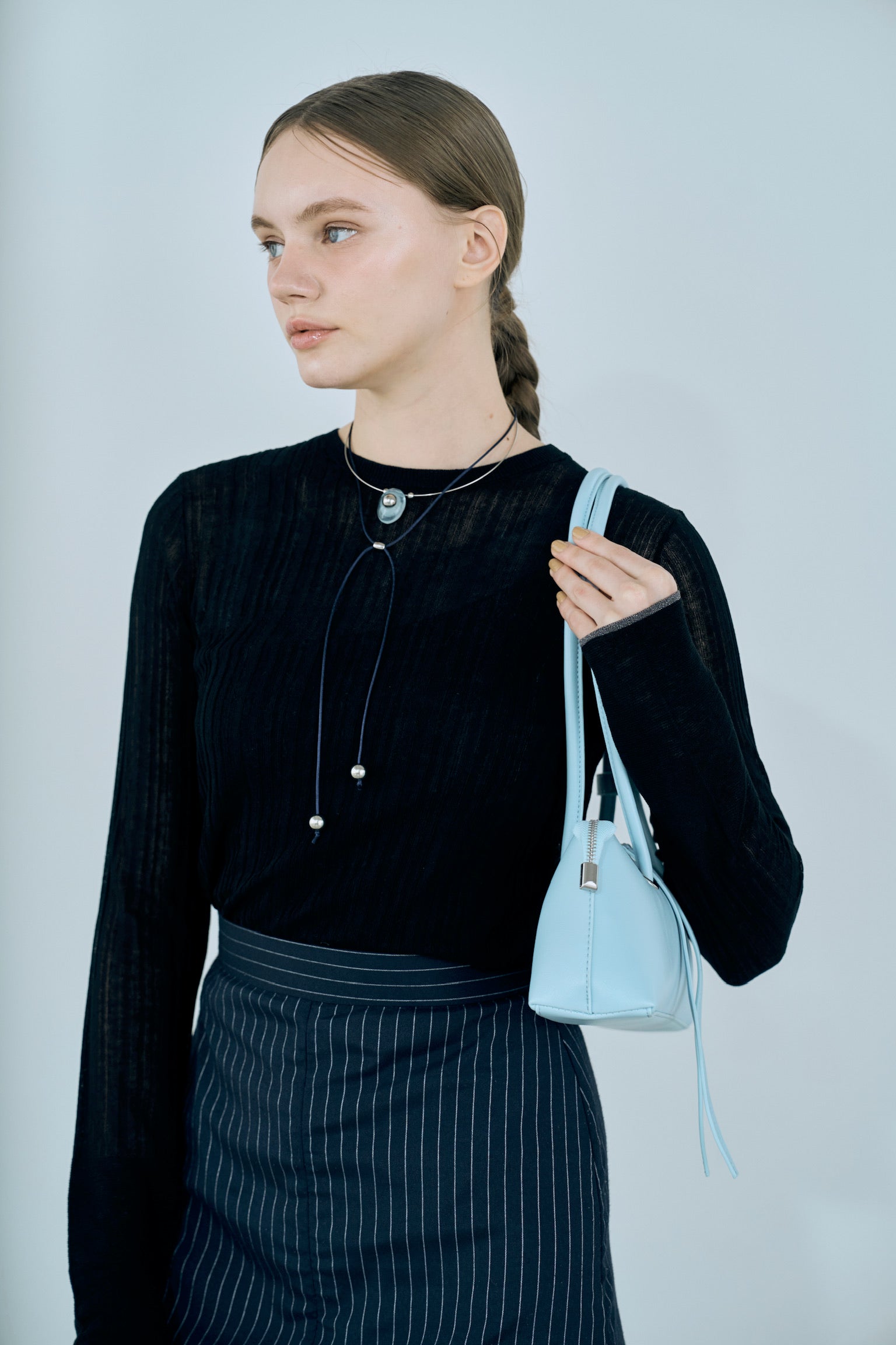 rib sheer tops