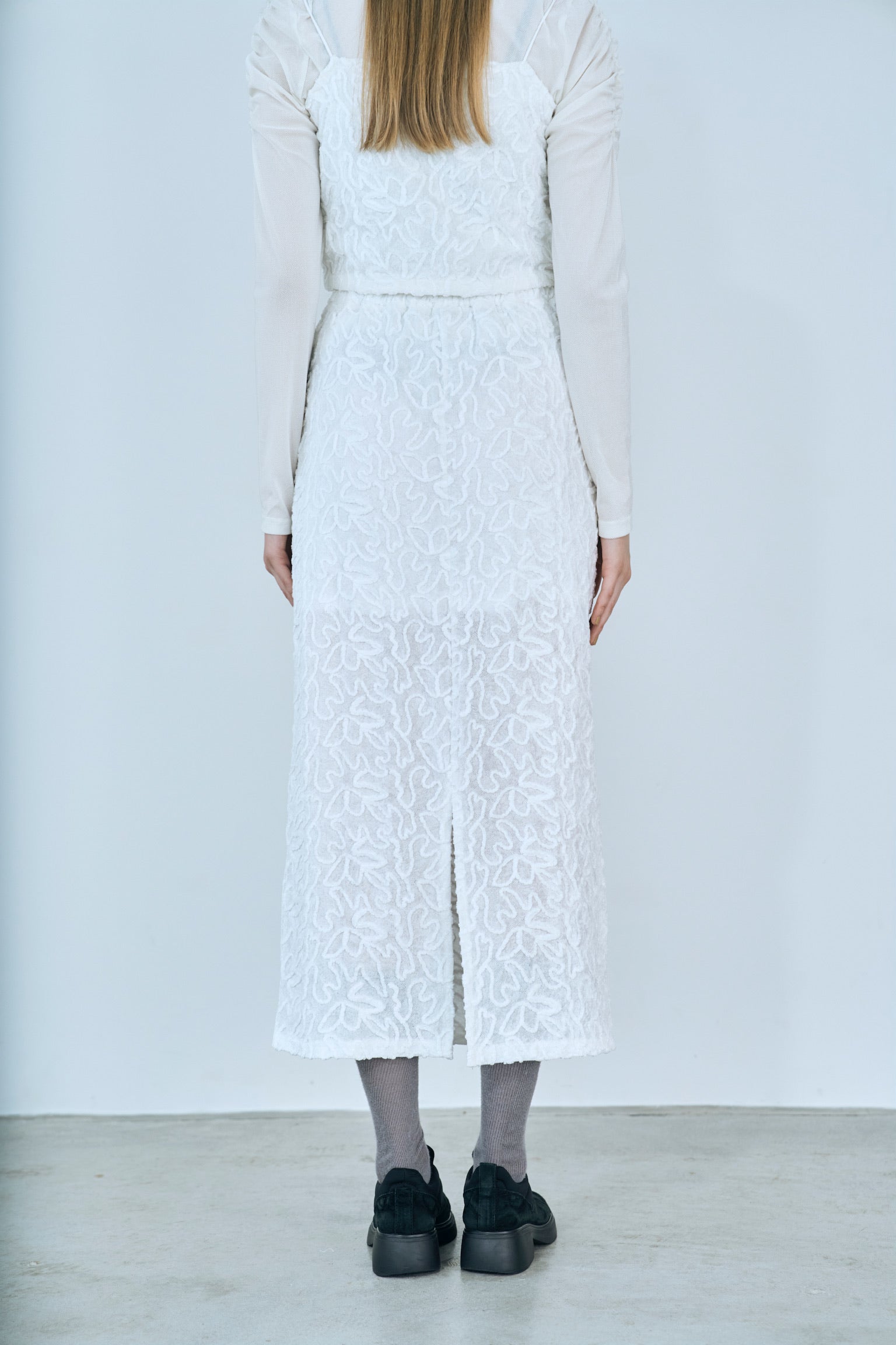 cord velour skirt