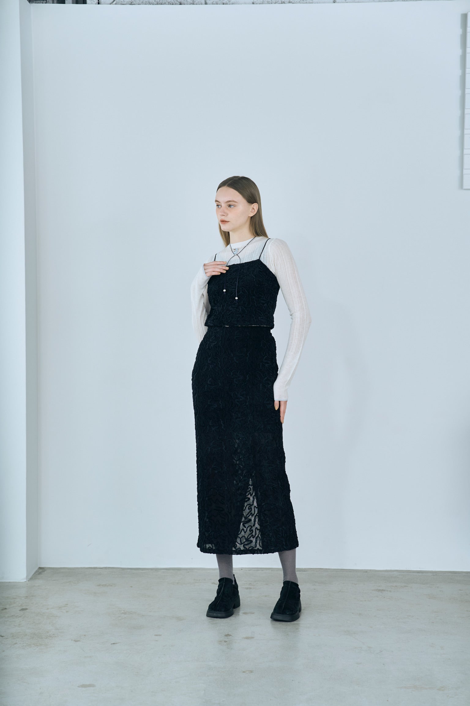 cord velour skirt
