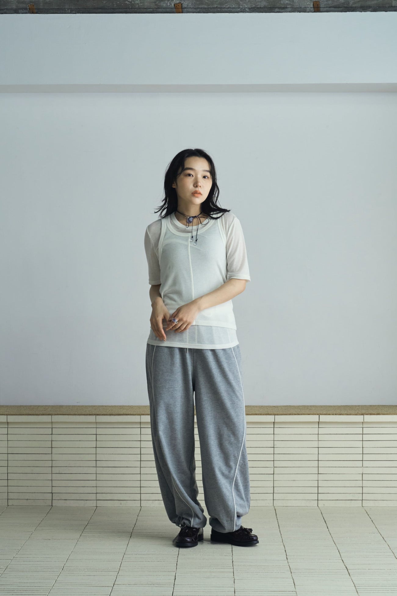 line sweat pants