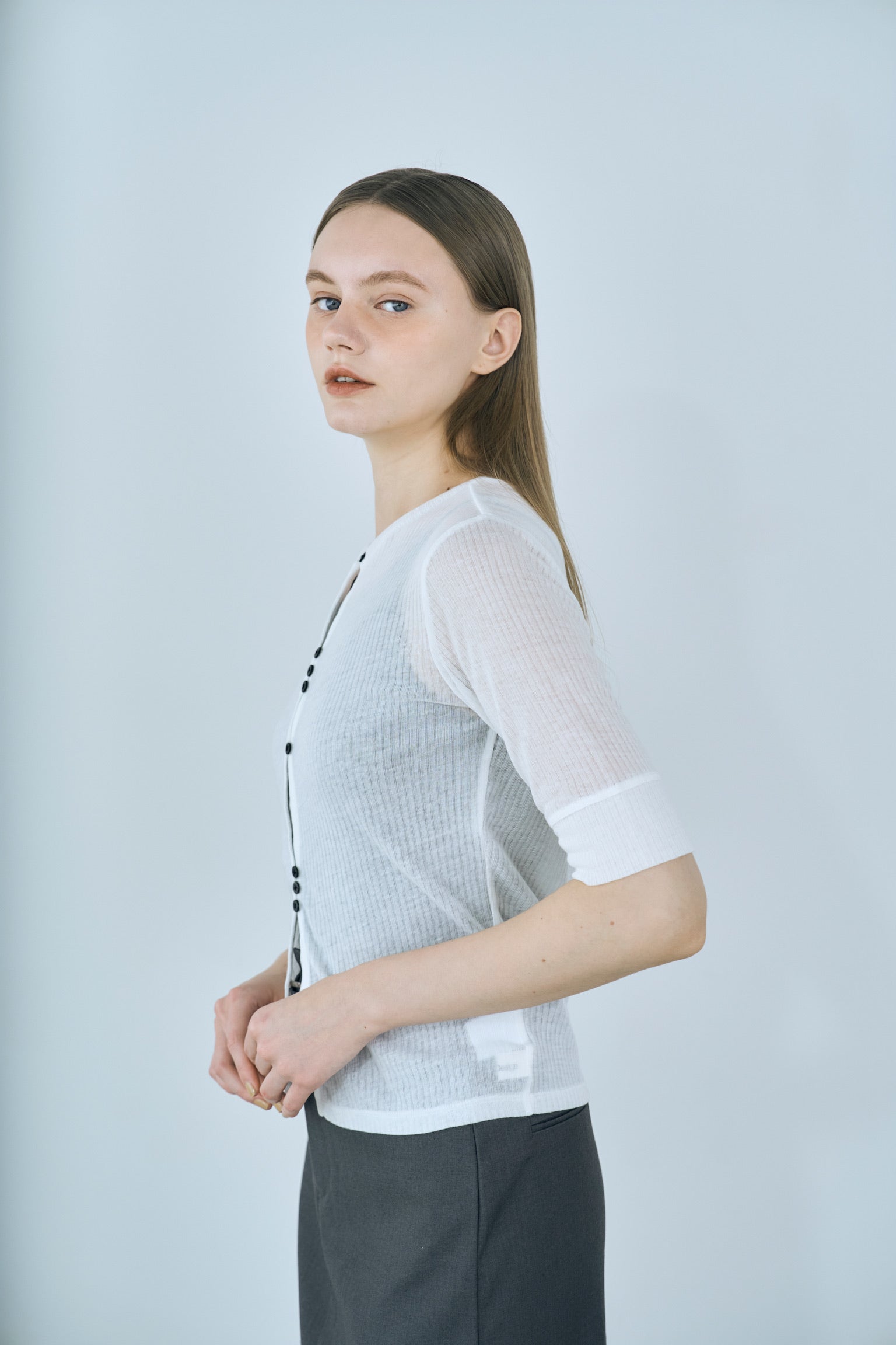 front button rib tops