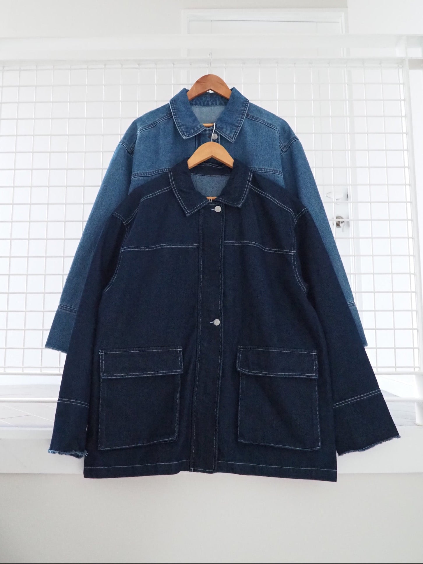 rollup denim jacket