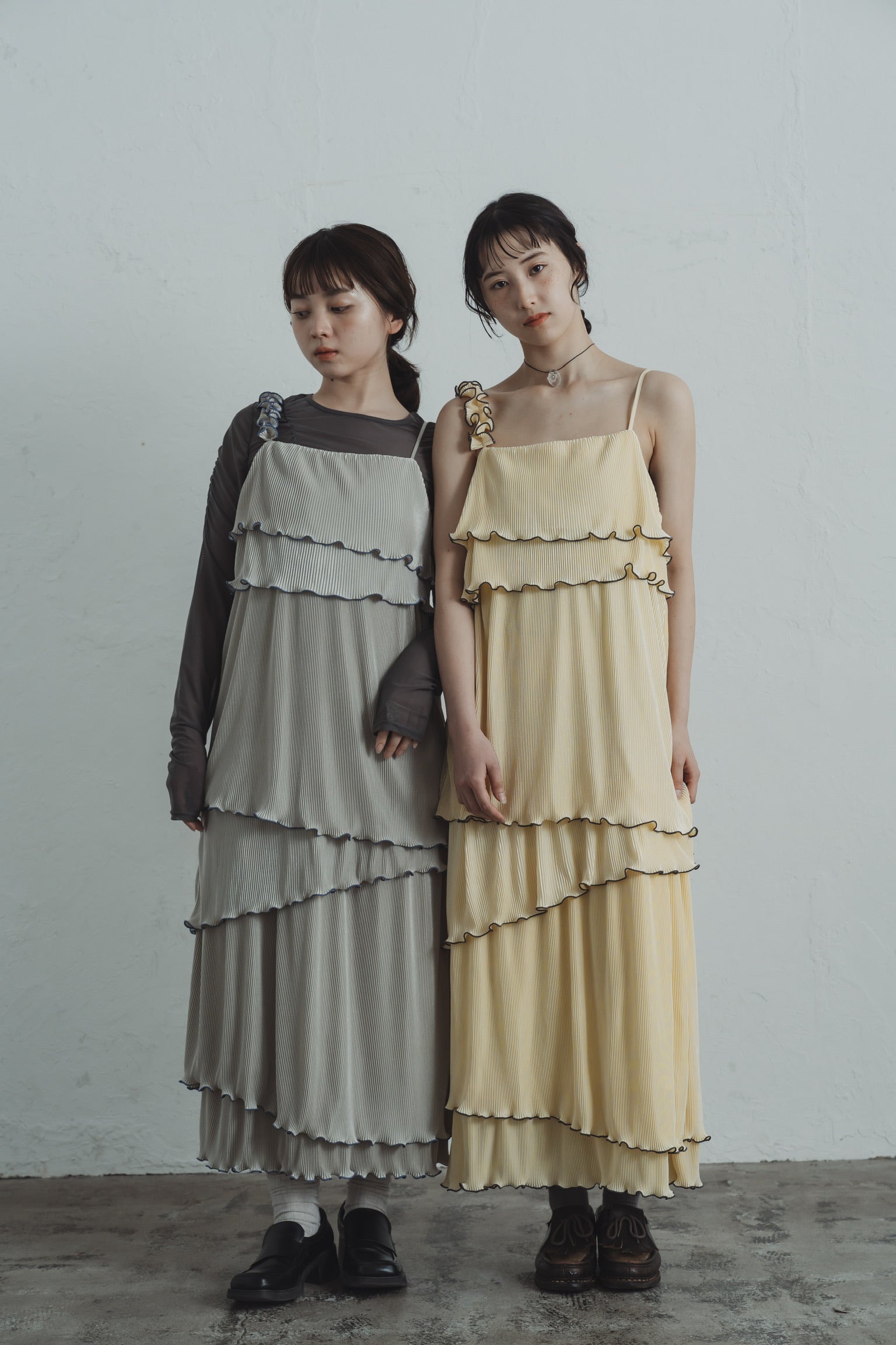 asymmetryl mellow tiered onepiece
