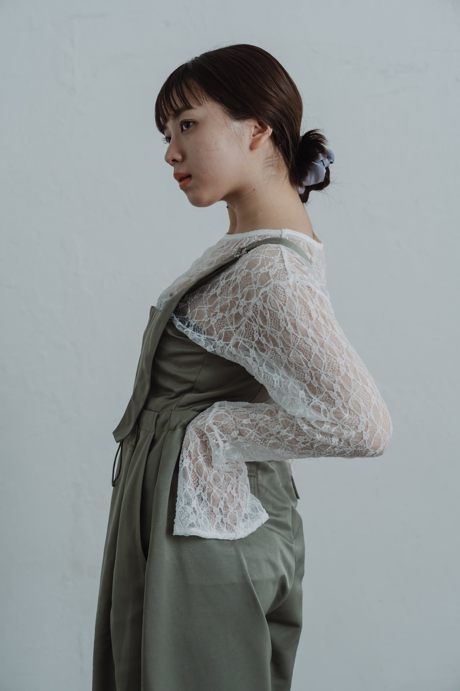 twill parachute overalls