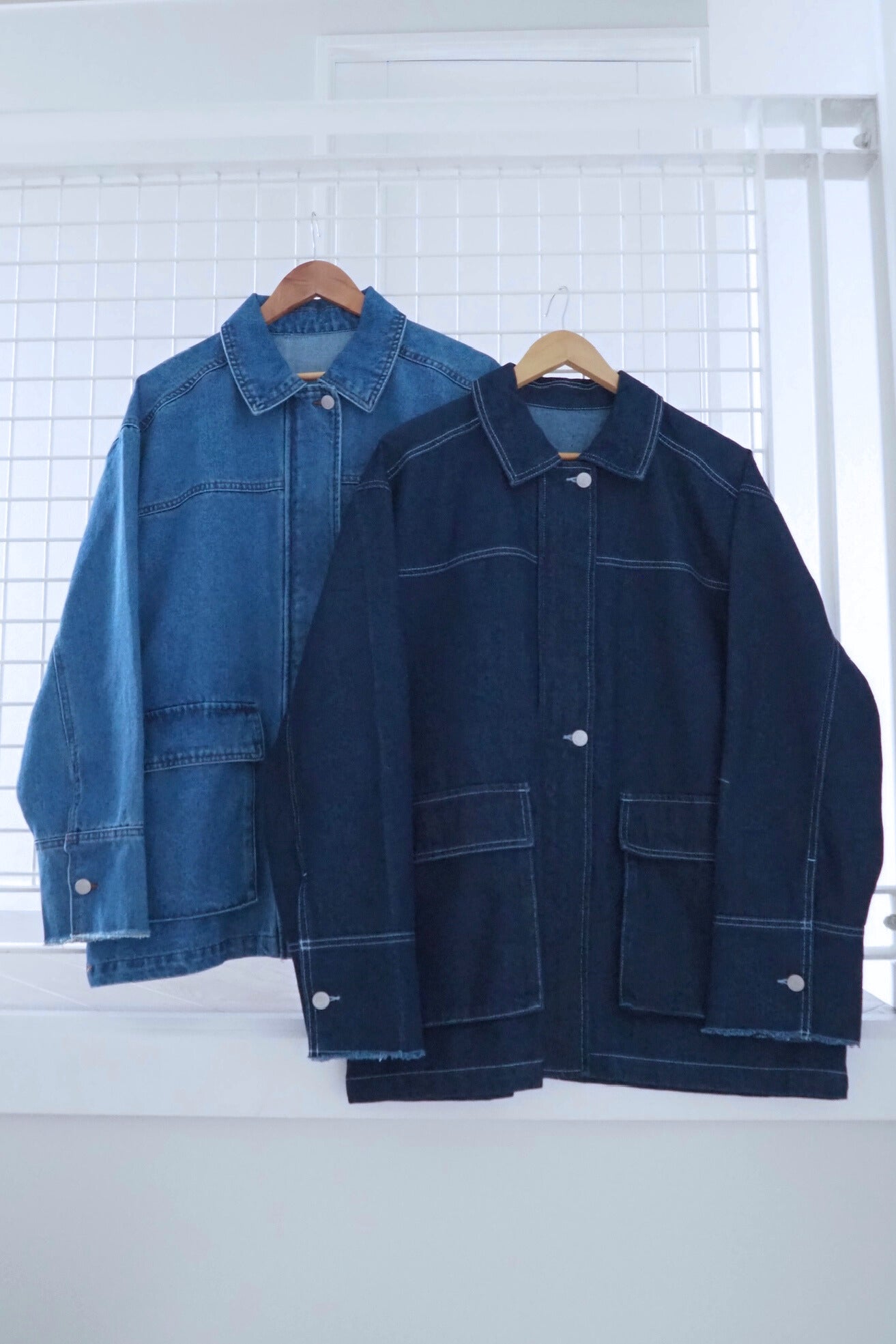 rollup denim jacket