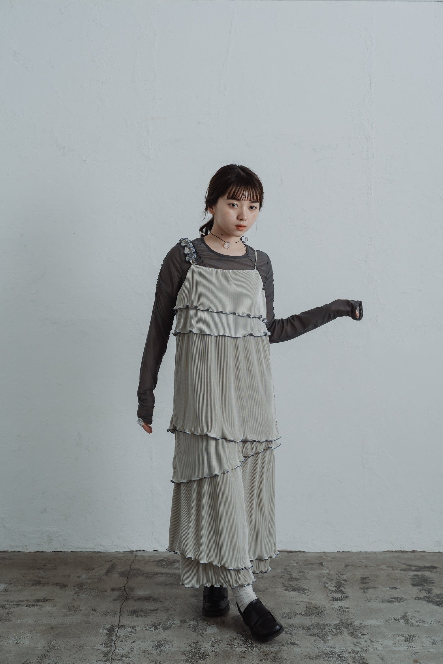 asymmetryl mellow  tiered onepiece