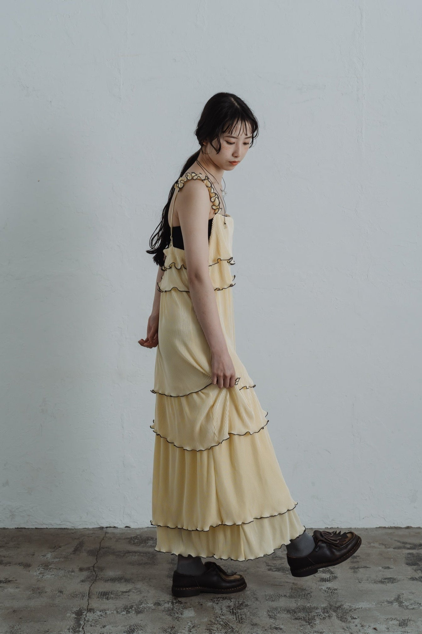 asymmetryl mellow  tiered onepiece