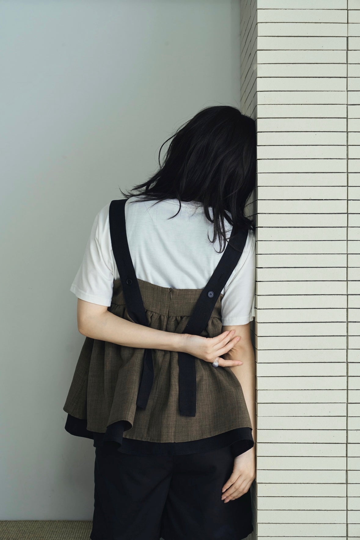 tweed tiered camisole