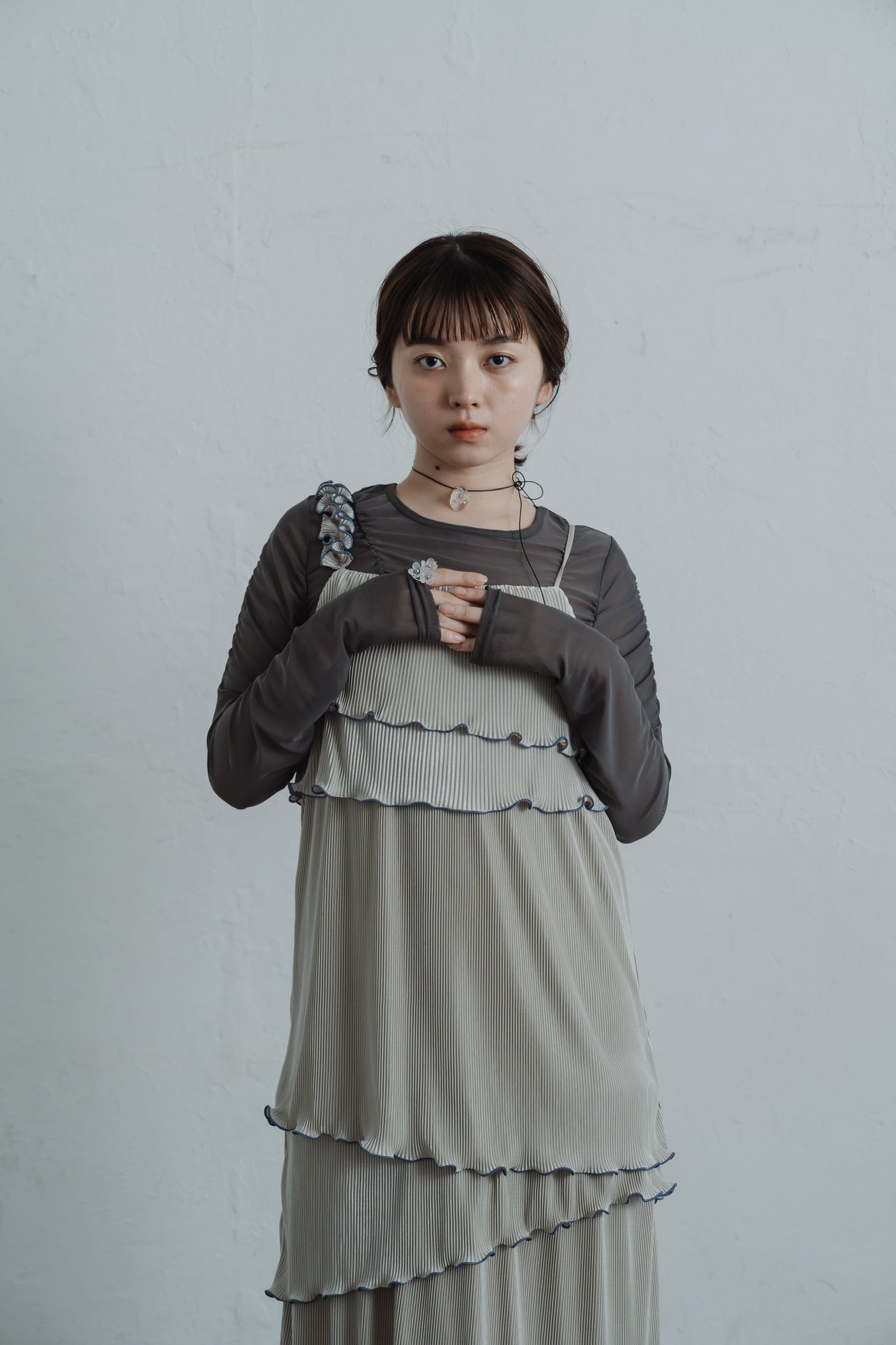 asymmetryl mellow  tiered onepiece