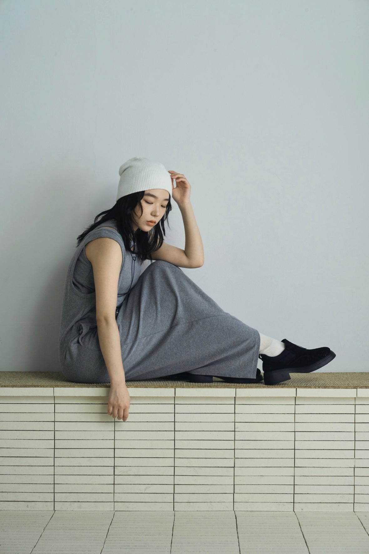 layered sweat onepiece