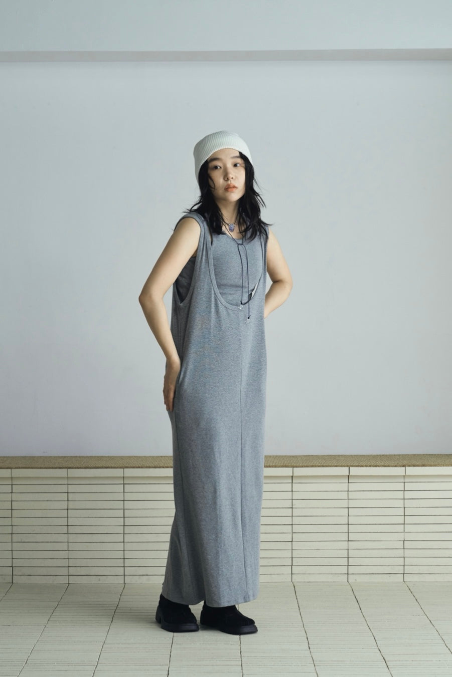 layered sweat onepiece