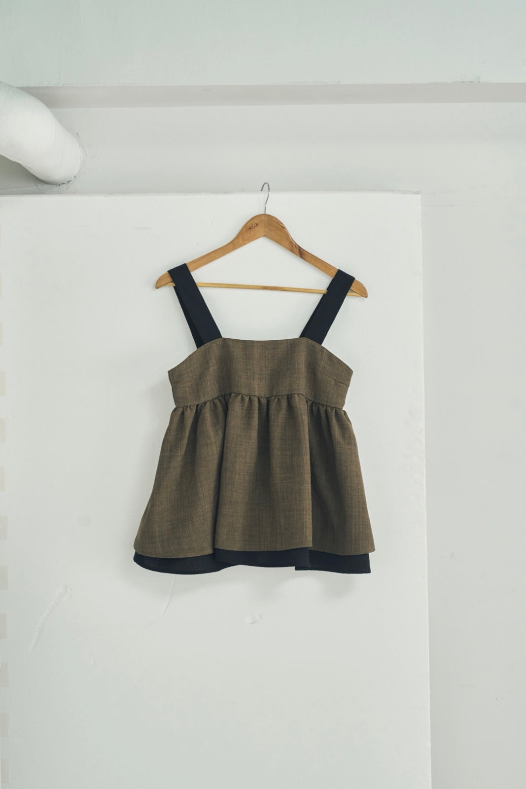 tweed tiered camisole