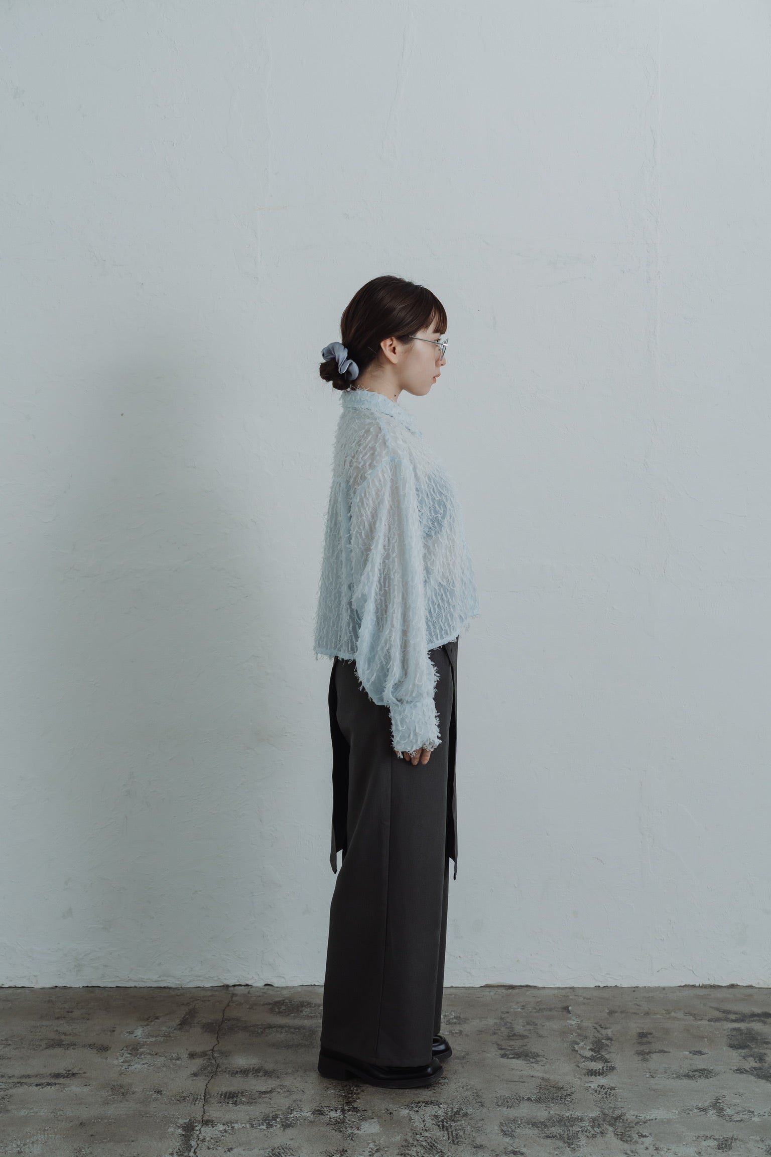 2way layered  skirt pants