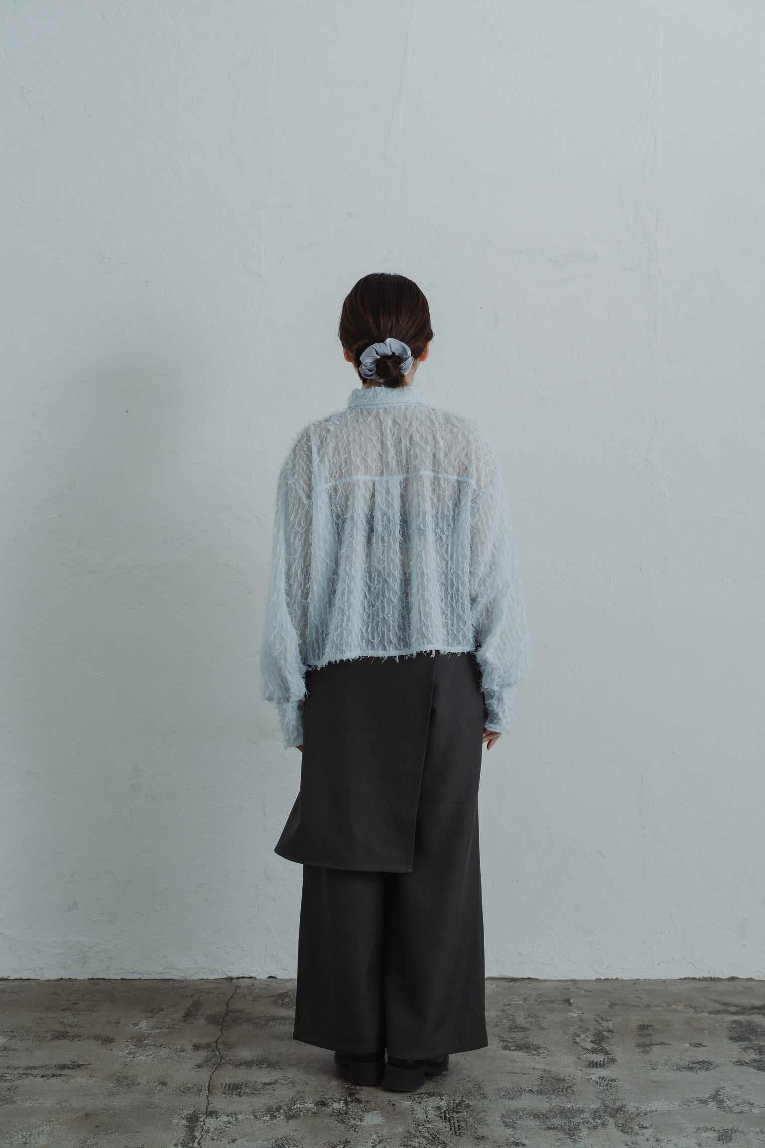 2way layered  skirt pants