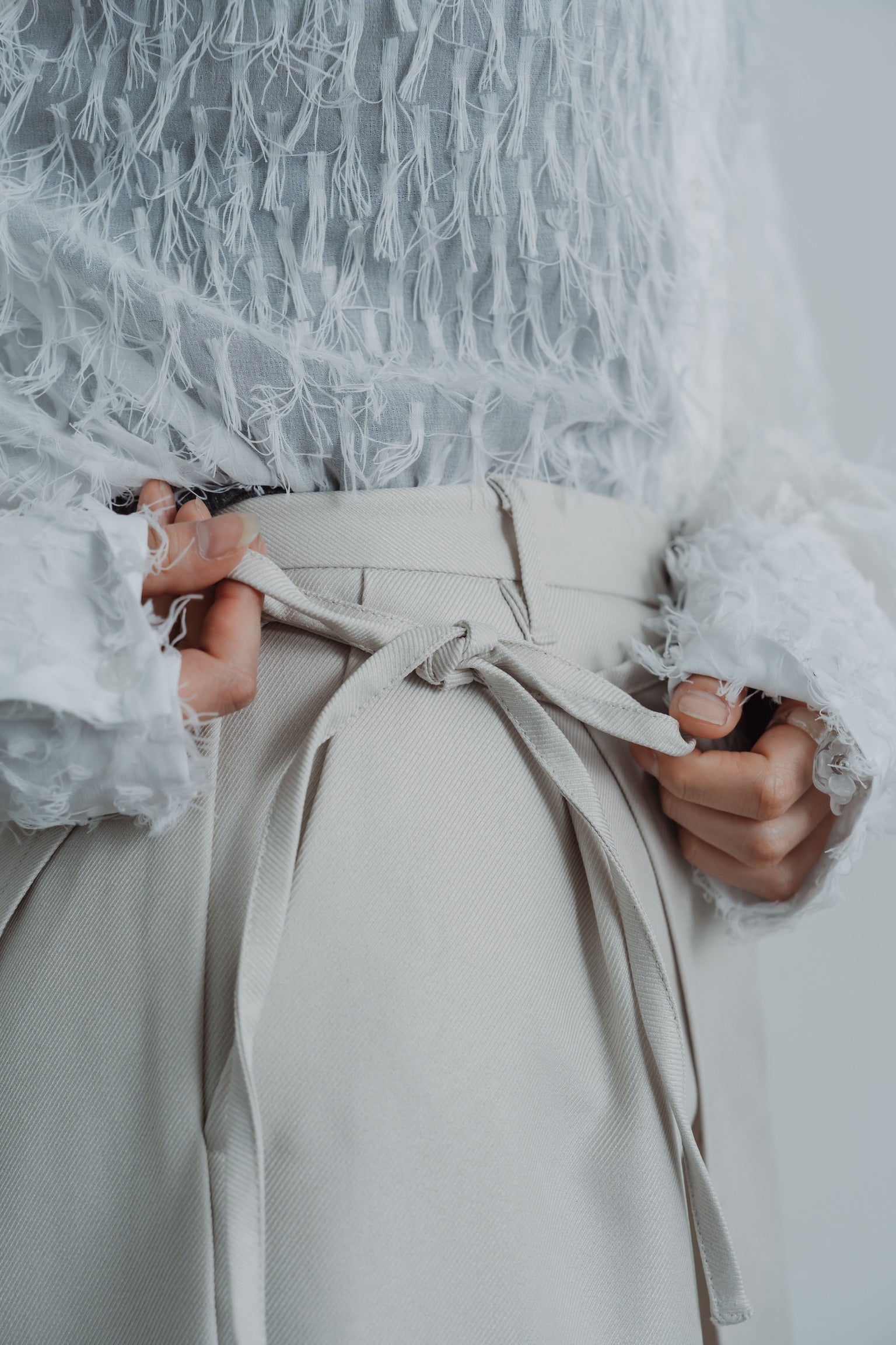 2way layered  skirt pants