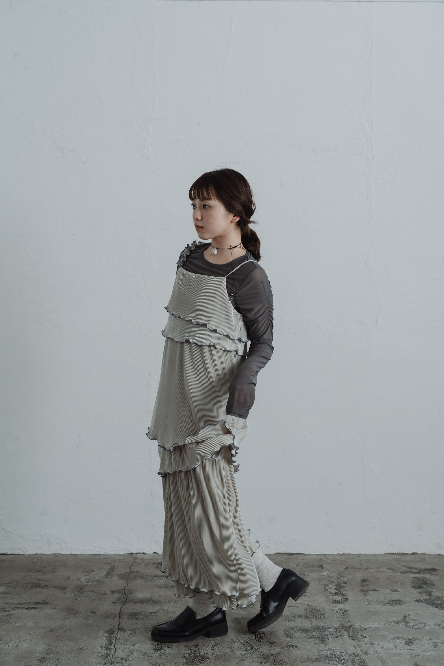 asymmetryl mellow  tiered onepiece