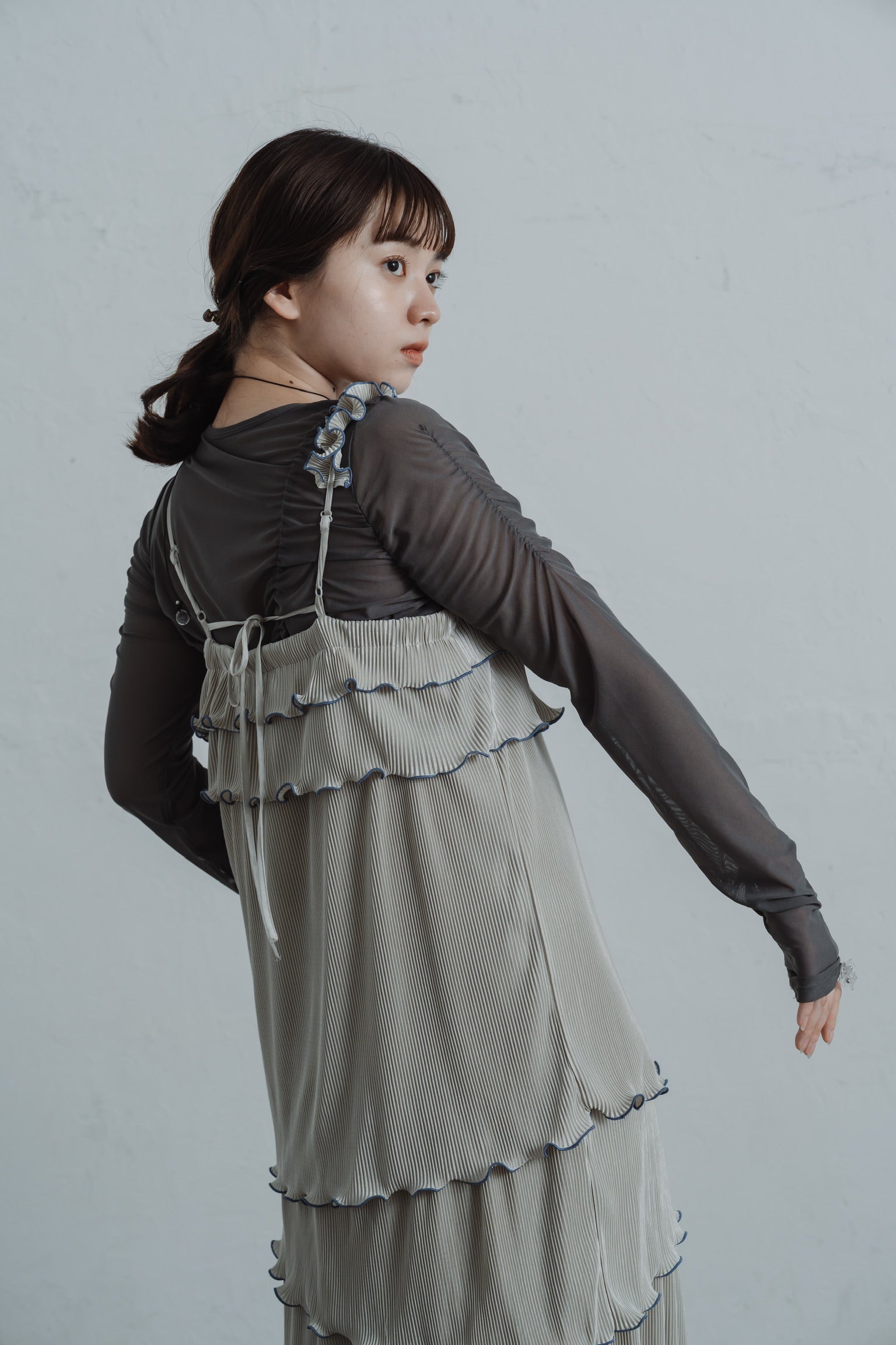asymmetryl mellow  tiered onepiece
