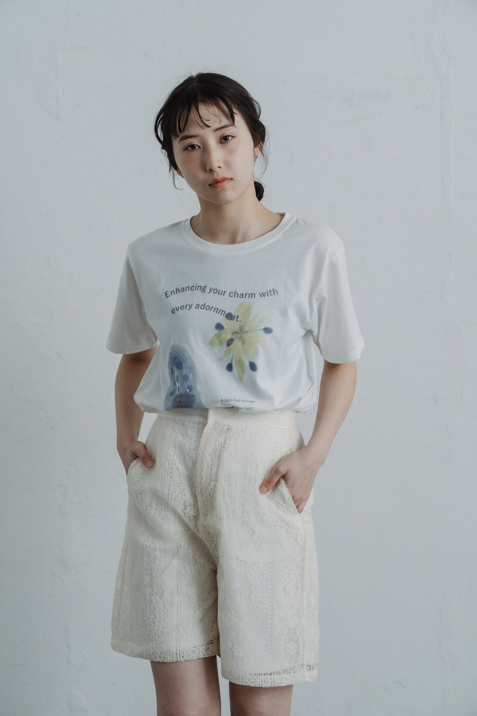 lace half pants