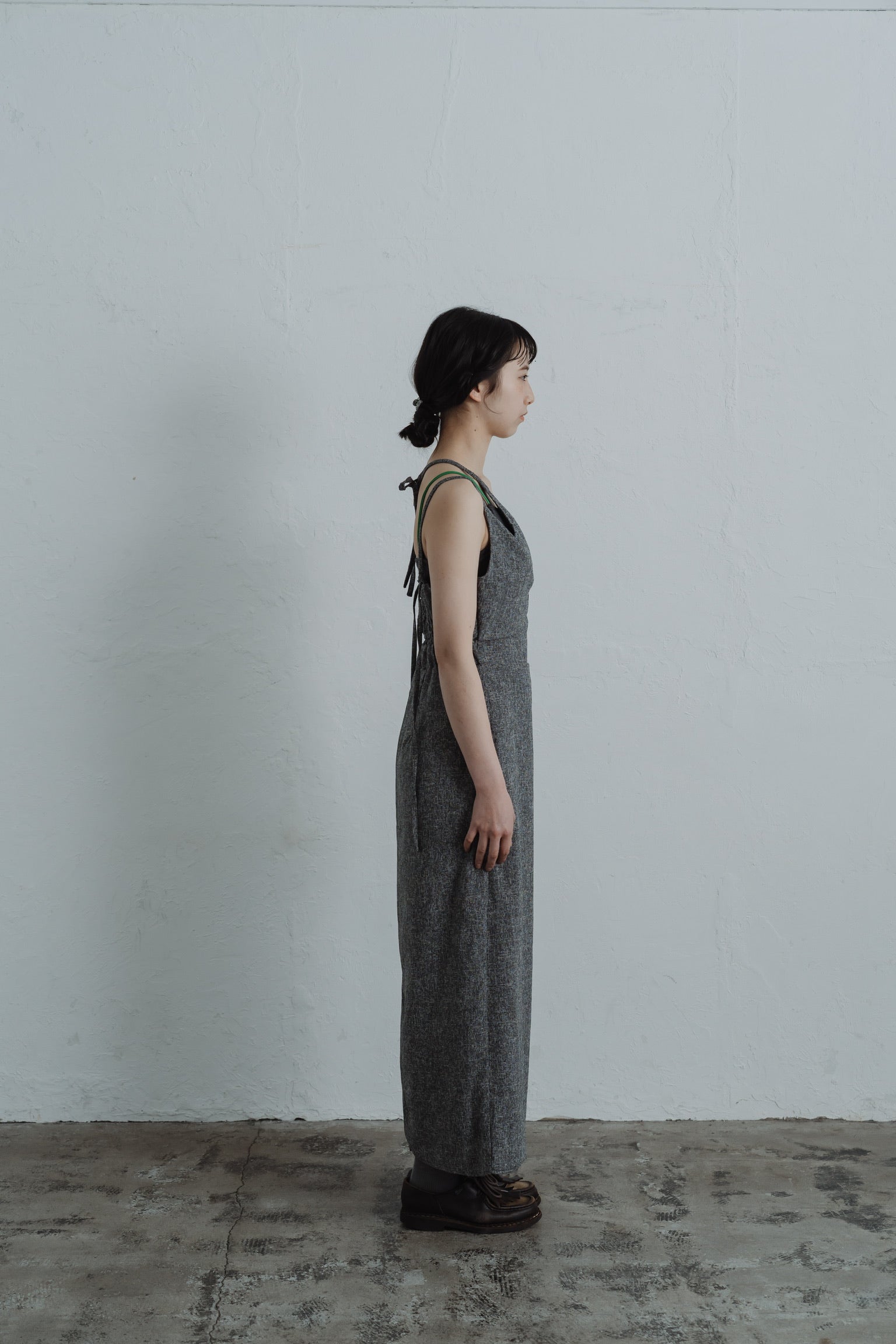 tweed halter cami one-piece