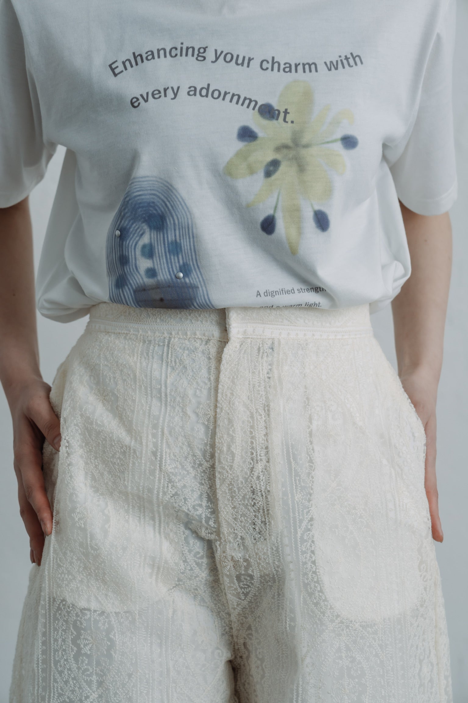 lace half pants