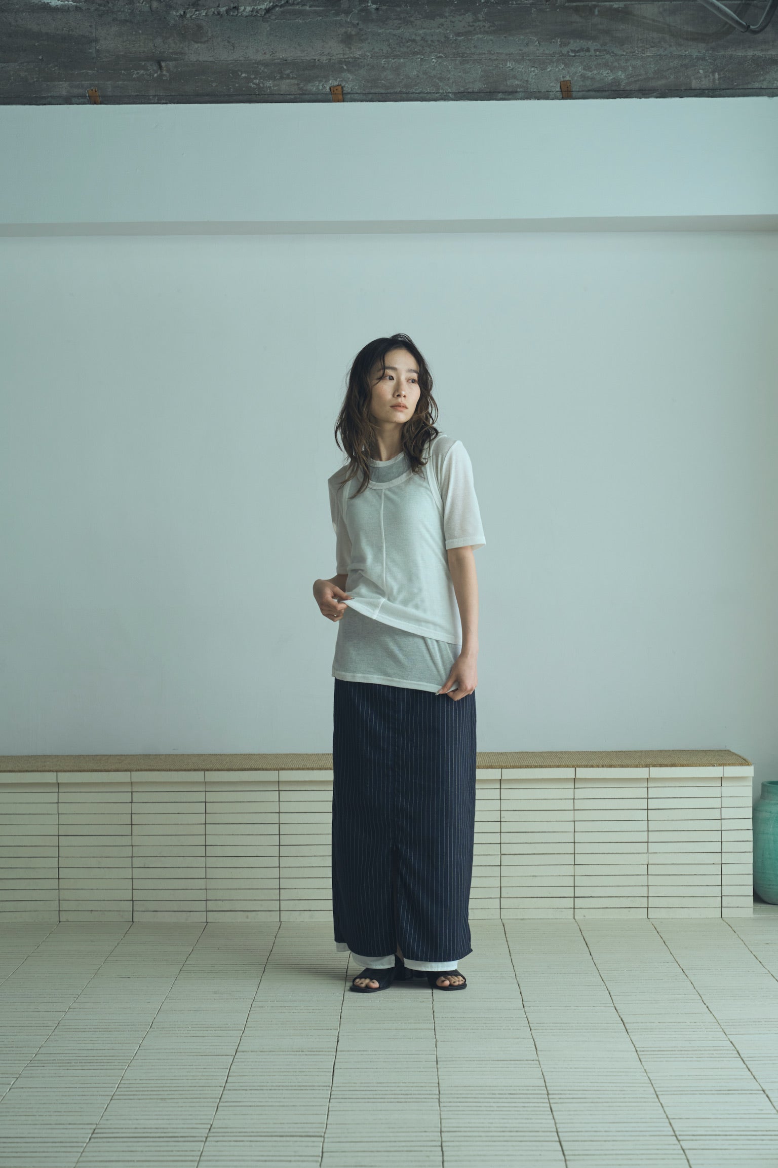 layered sheer twin tops