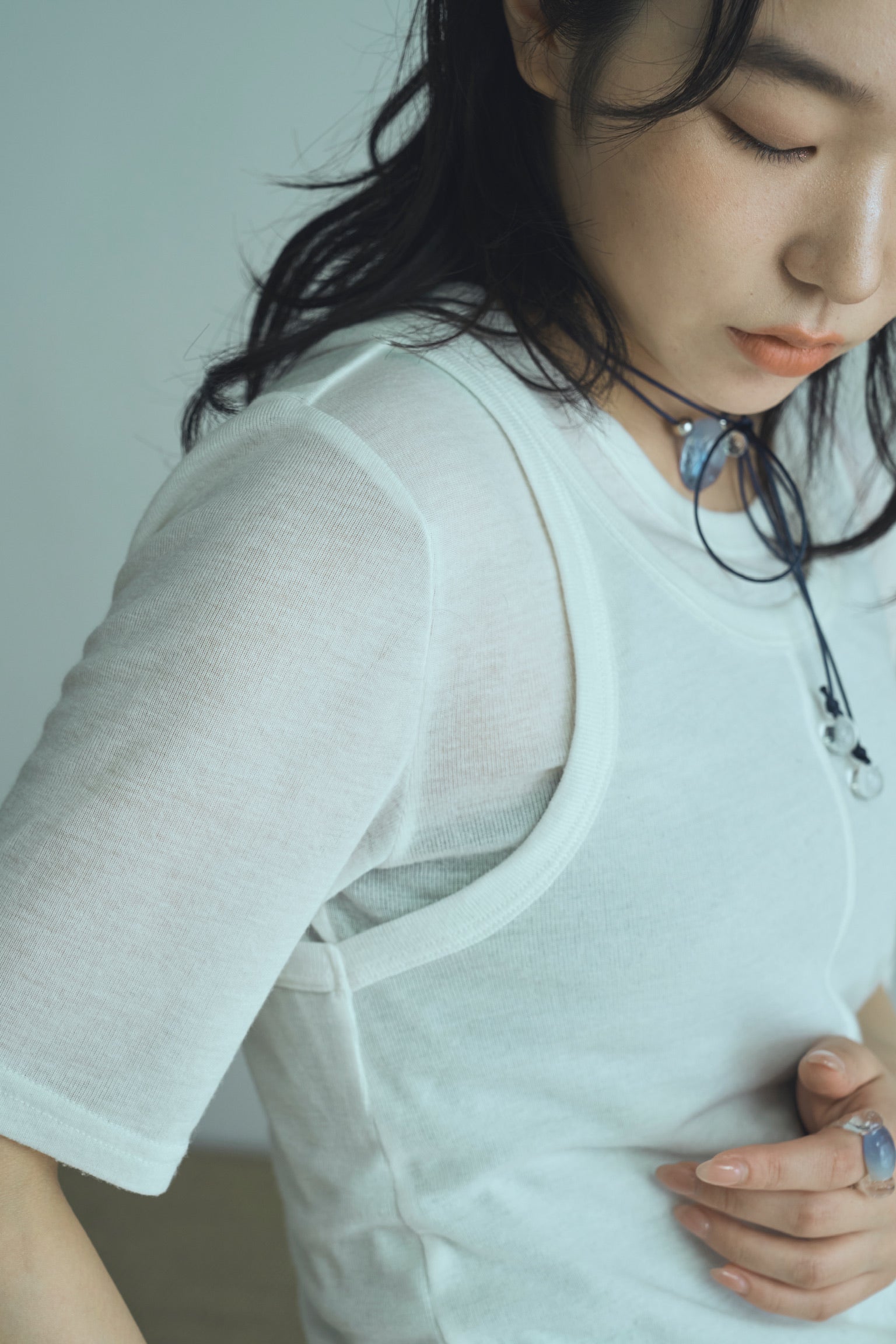 layered sheer twin tops