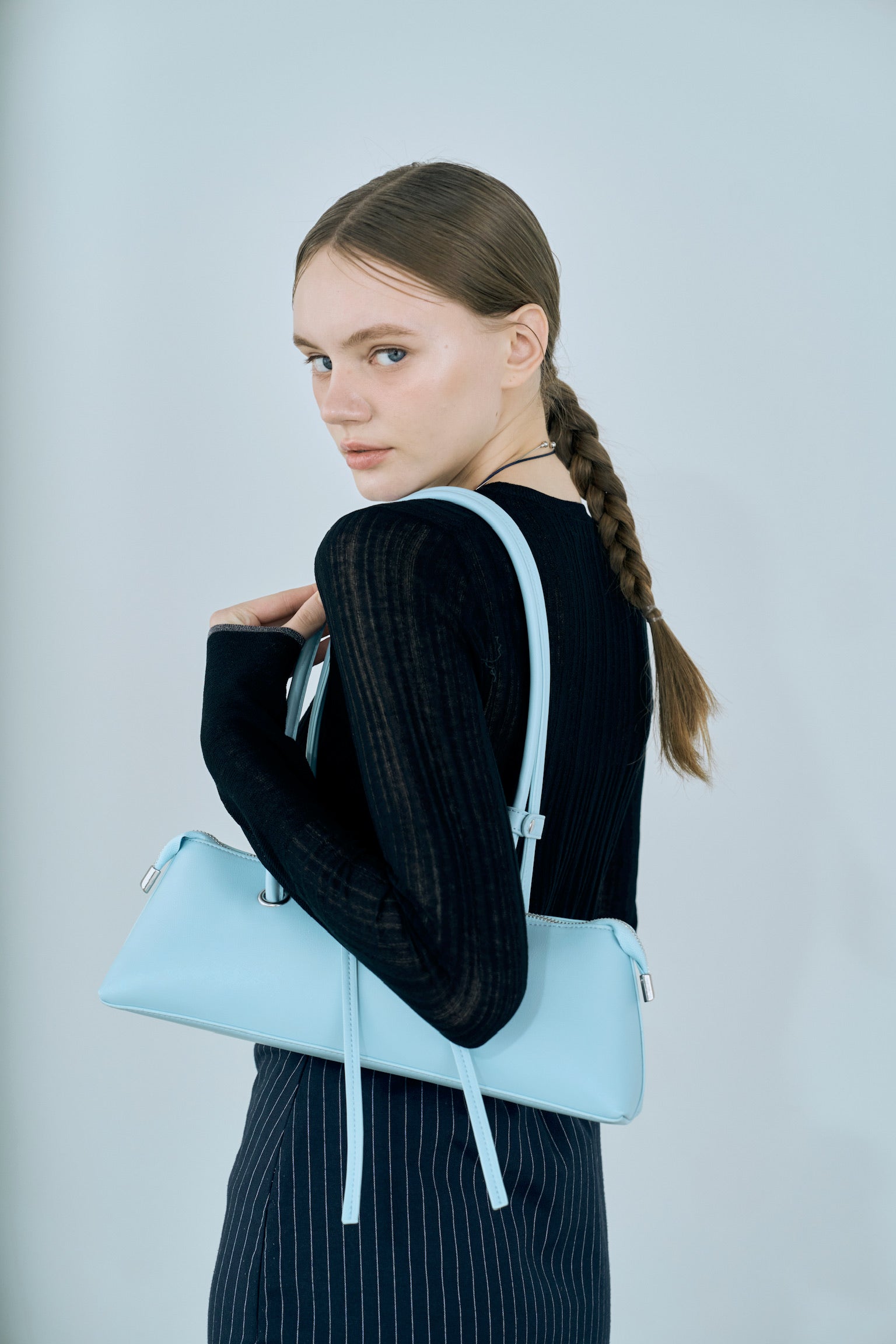 rib sheer tops