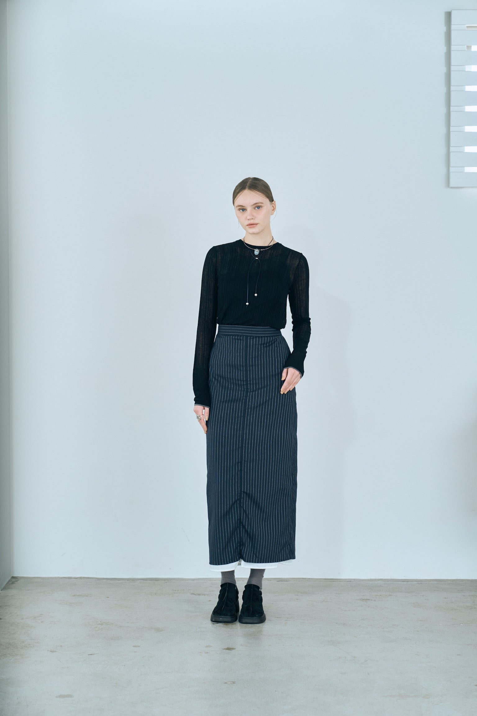 rib sheer tops