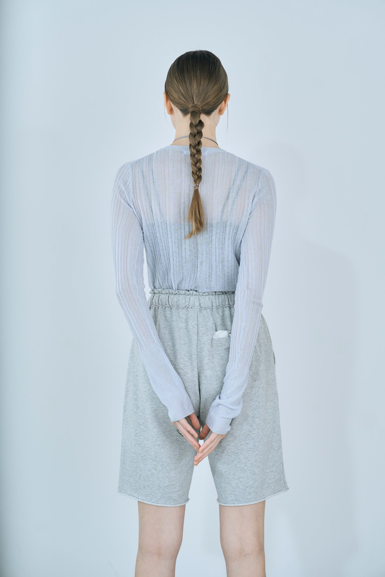 rib sheer tops