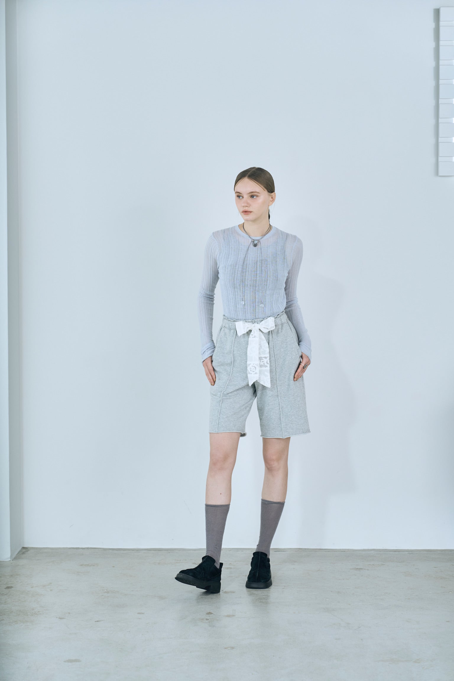 rib sheer tops
