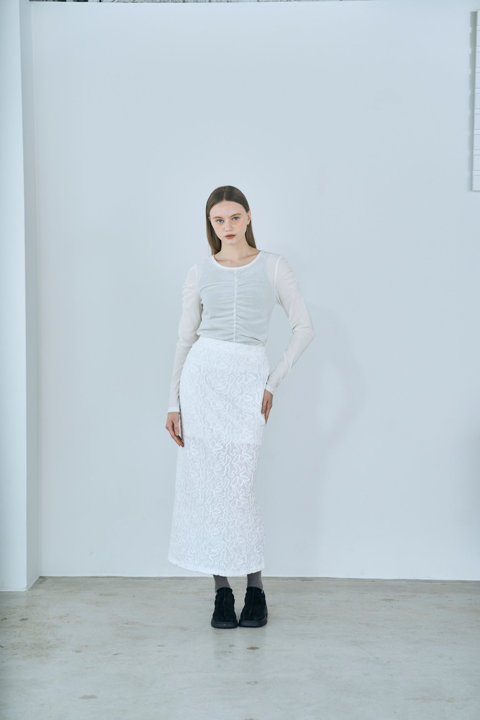 cord velour skirt