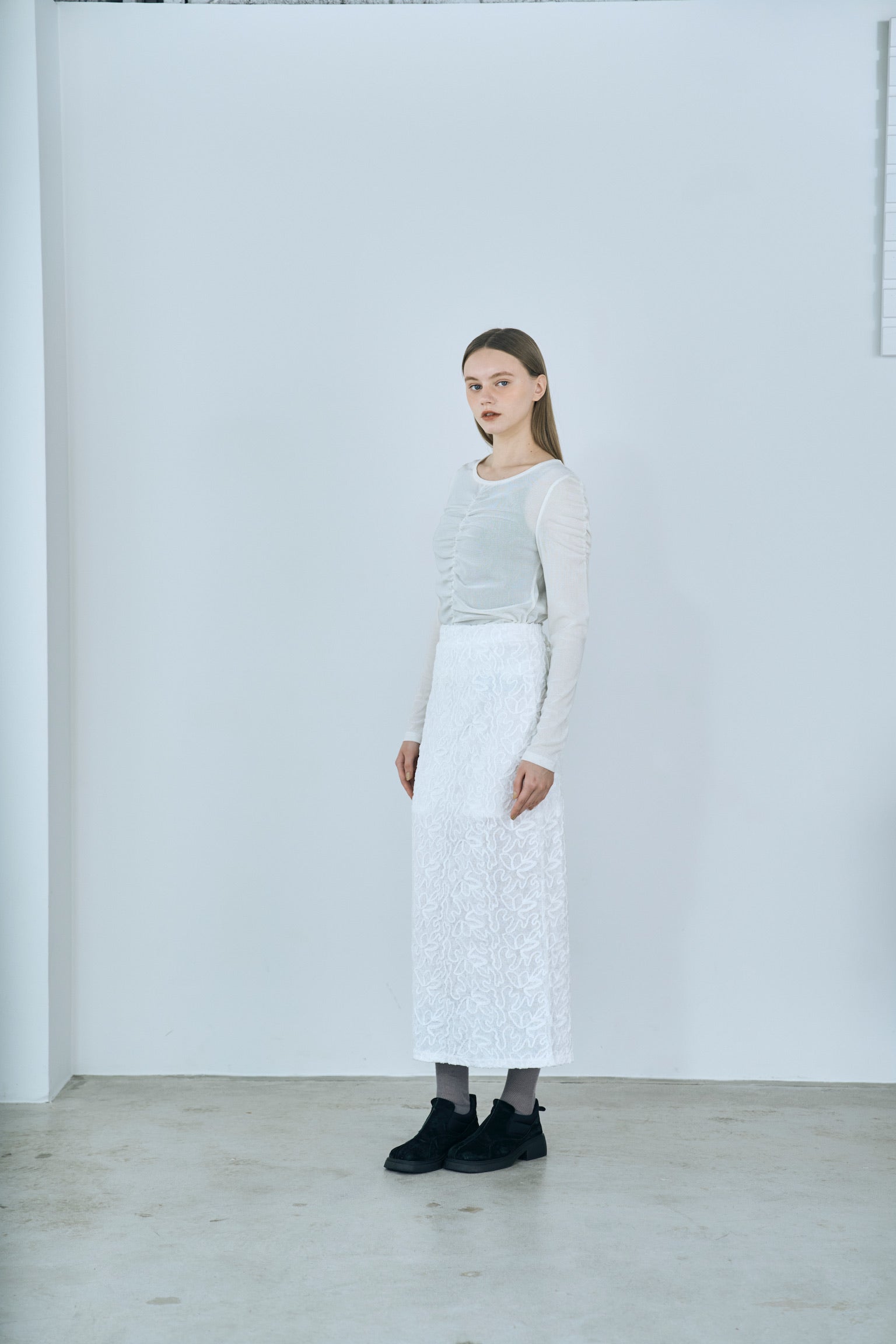 cord velour skirt