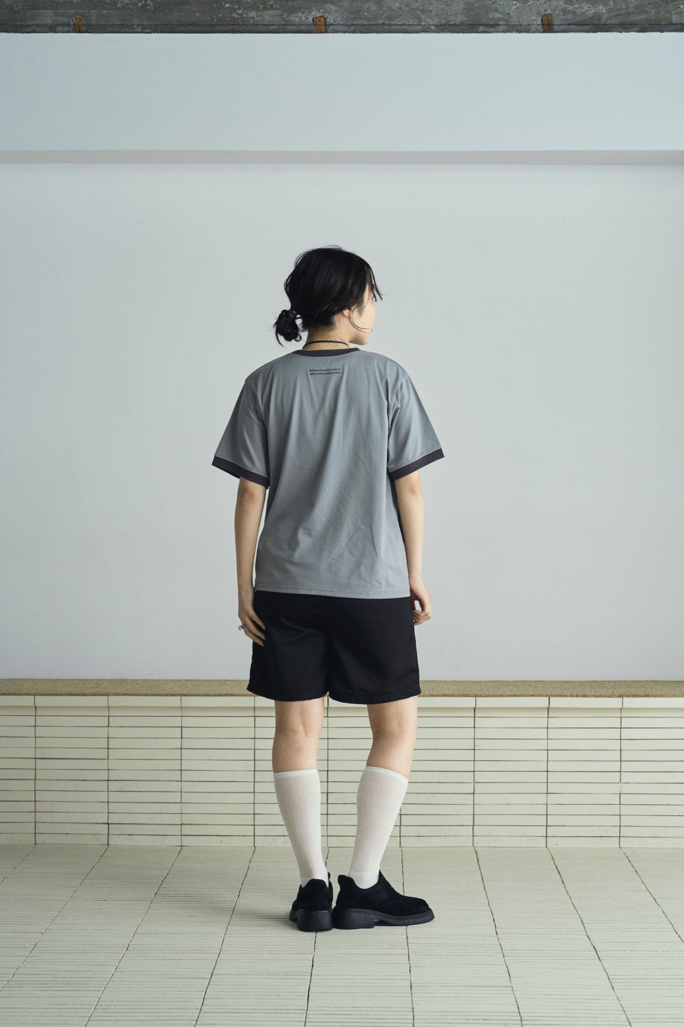 tuck straight half pants