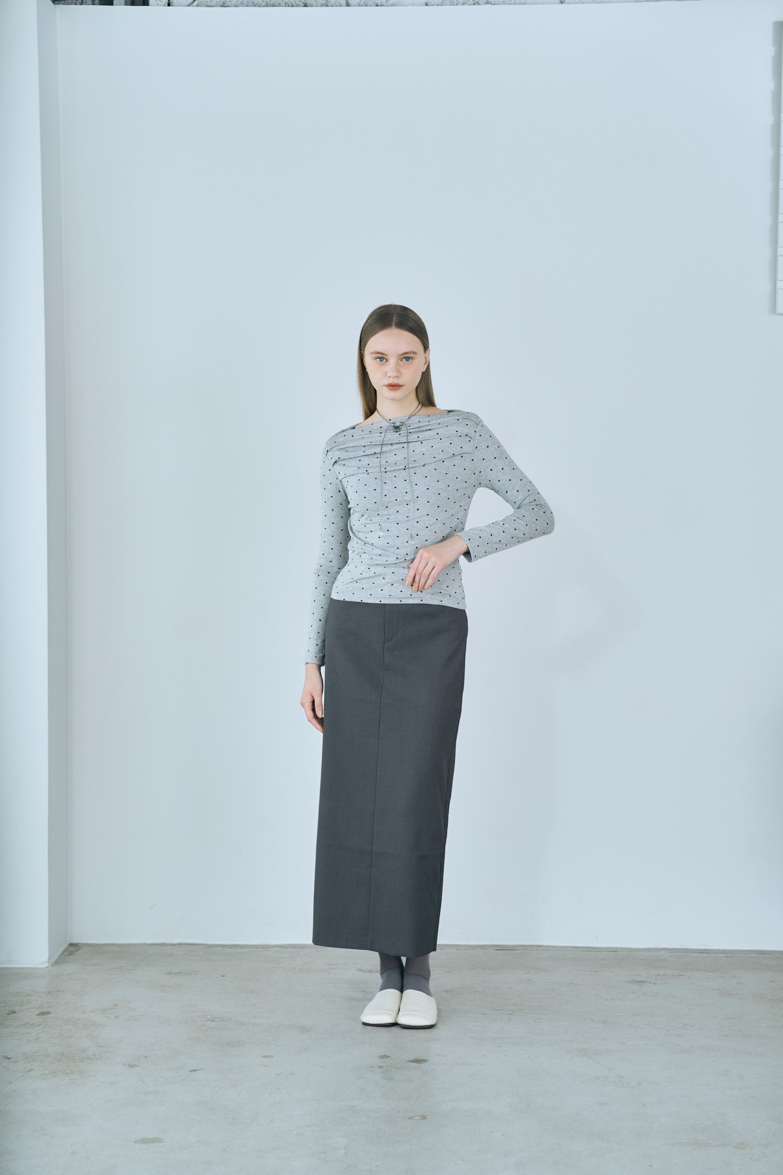 dot off shoulder tops