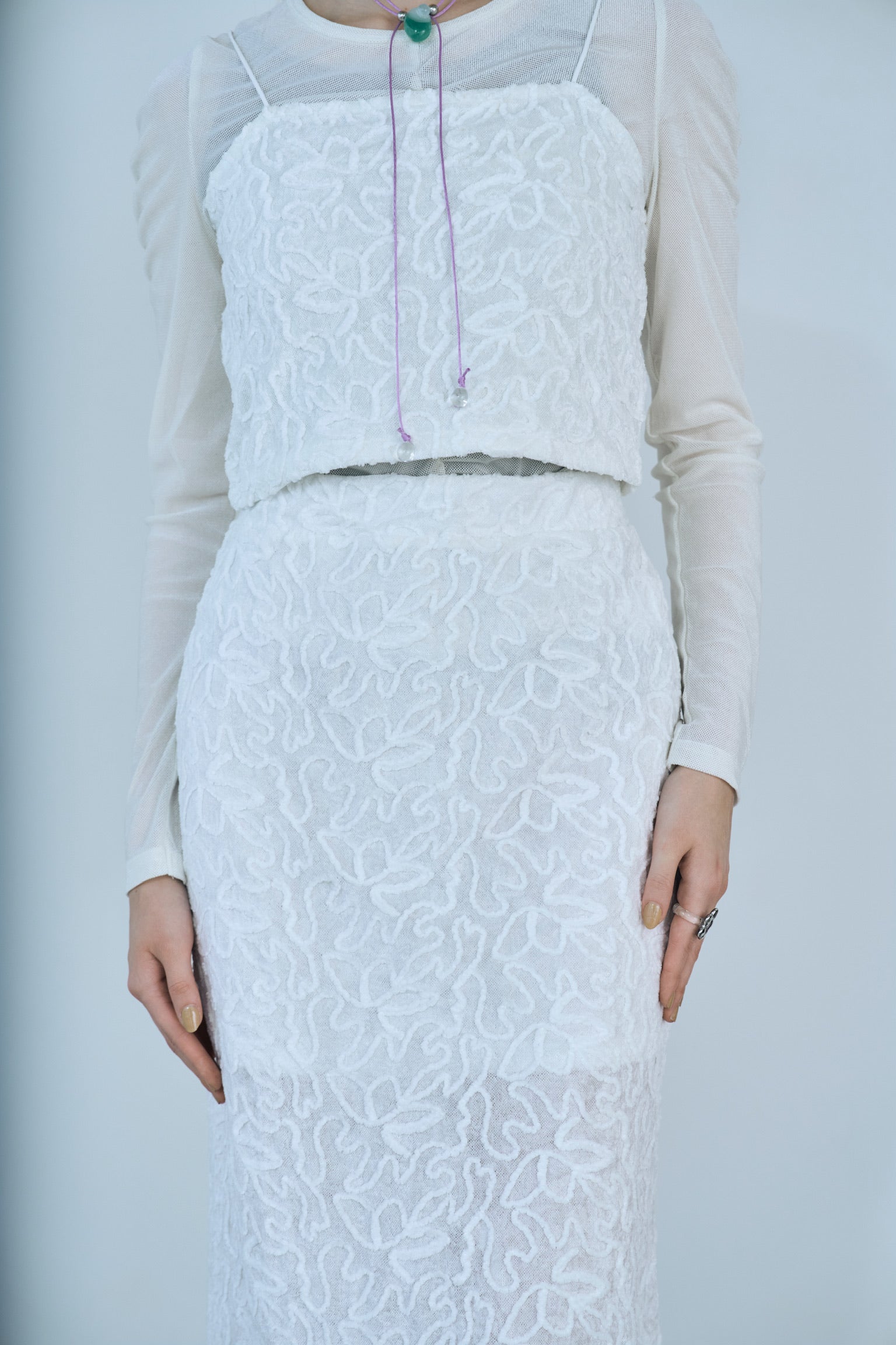 cord velour skirt
