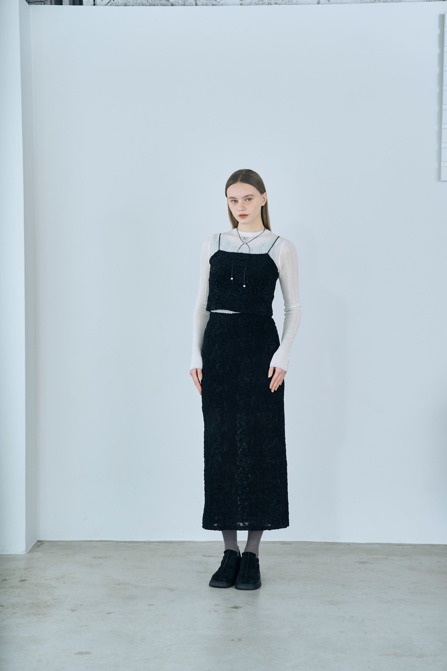 cord velour skirt